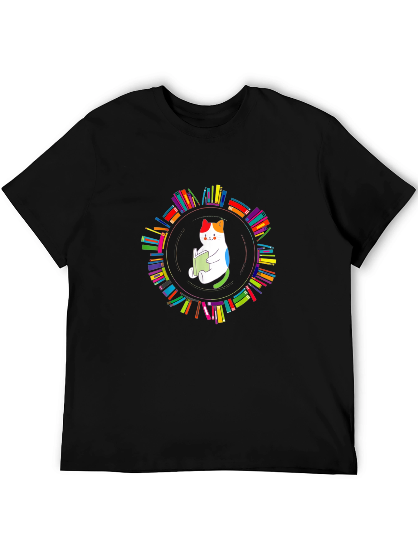 Bookworm Cat T-Shirt