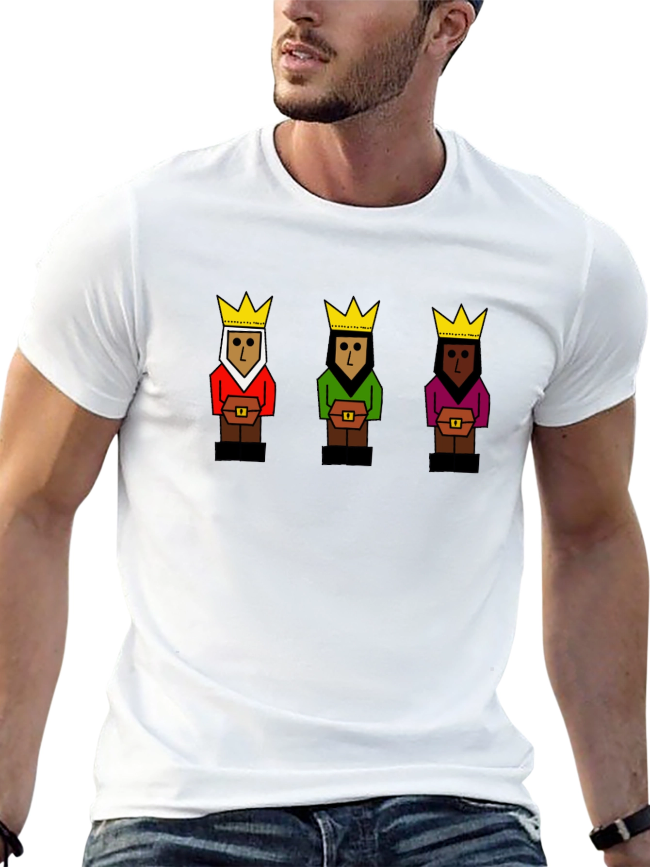 Three Kings Graphic Tee - Black