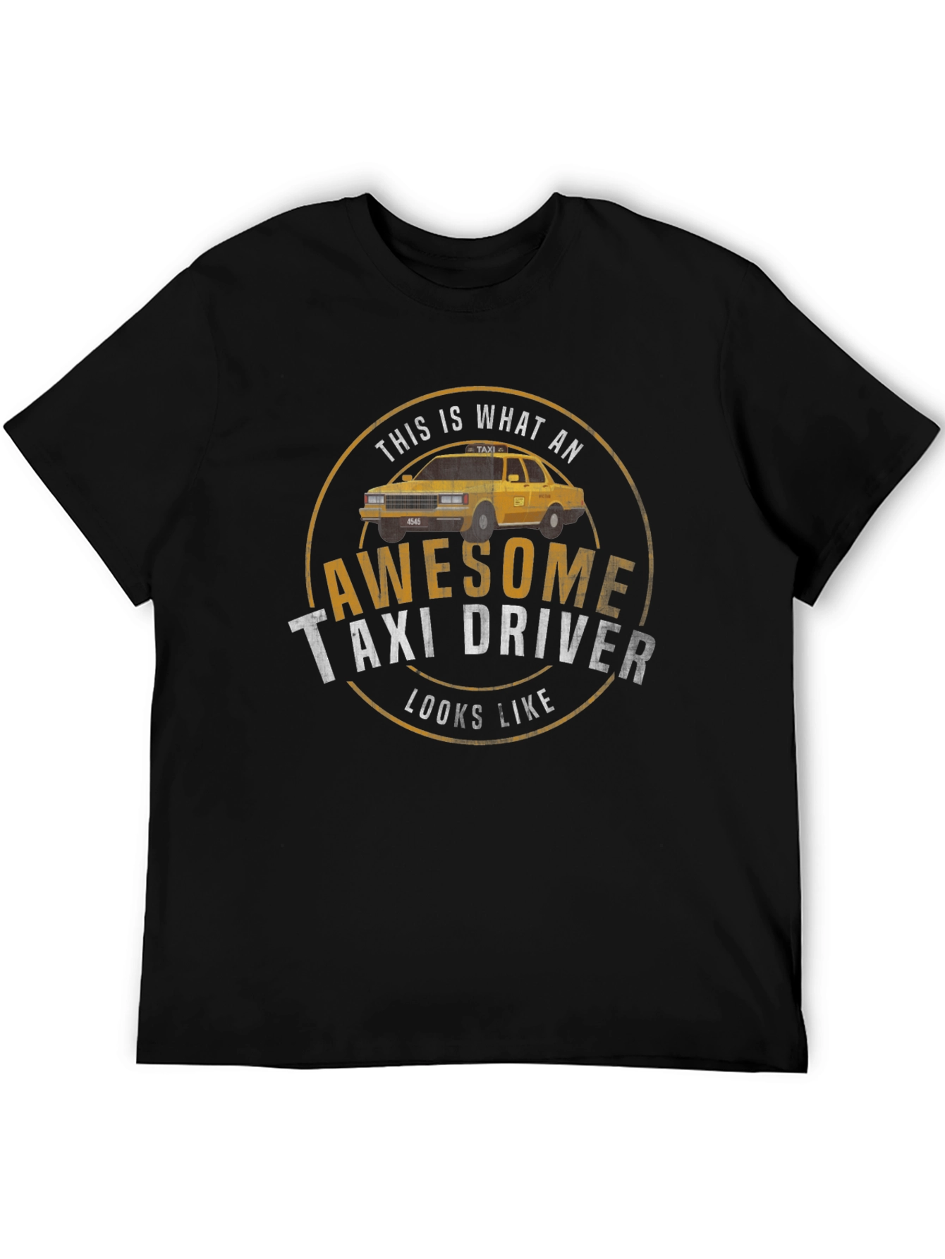 Awesome Taxi Driver T-Shirt - Classic Design