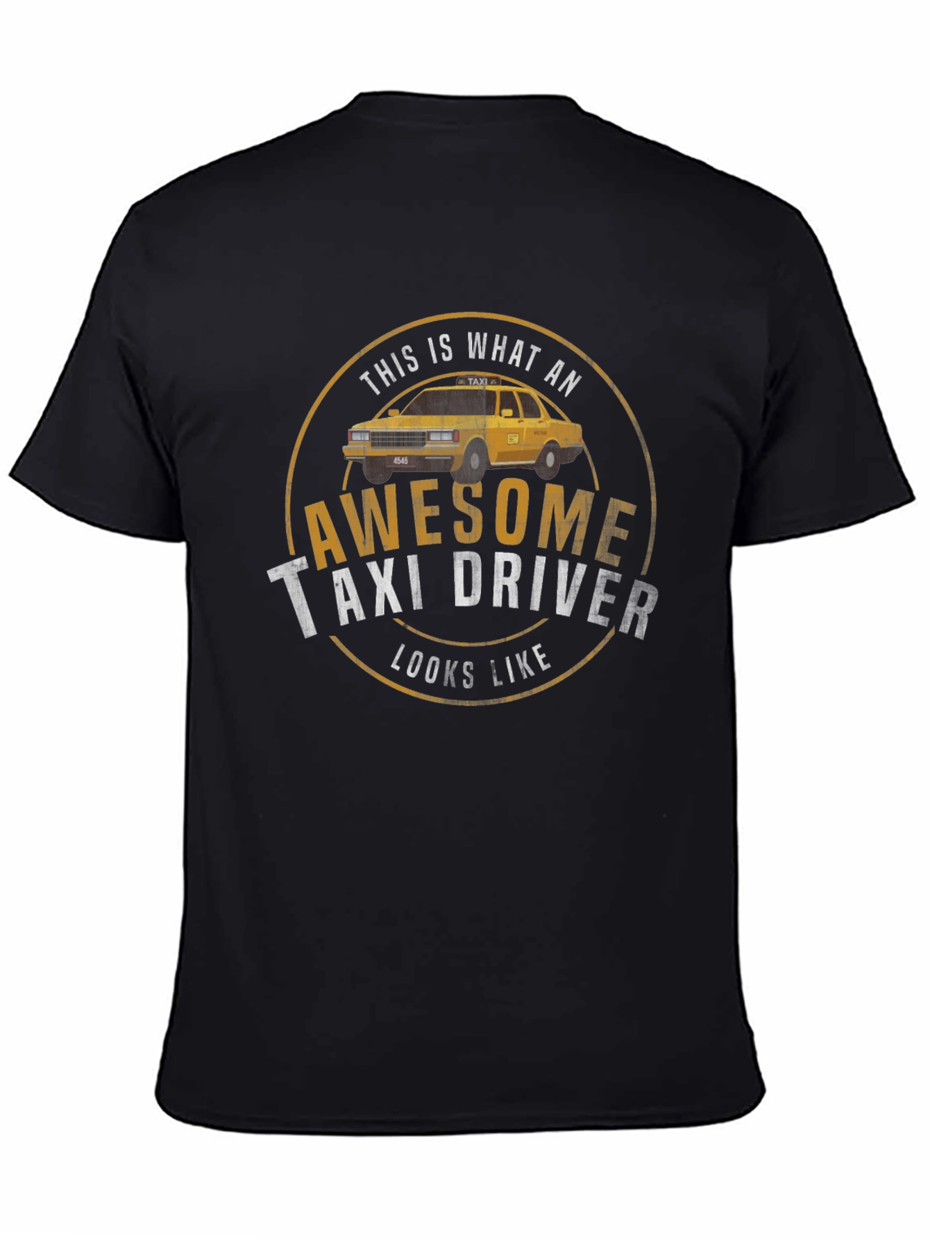 Awesome Taxi Driver T-Shirt - Classic Design