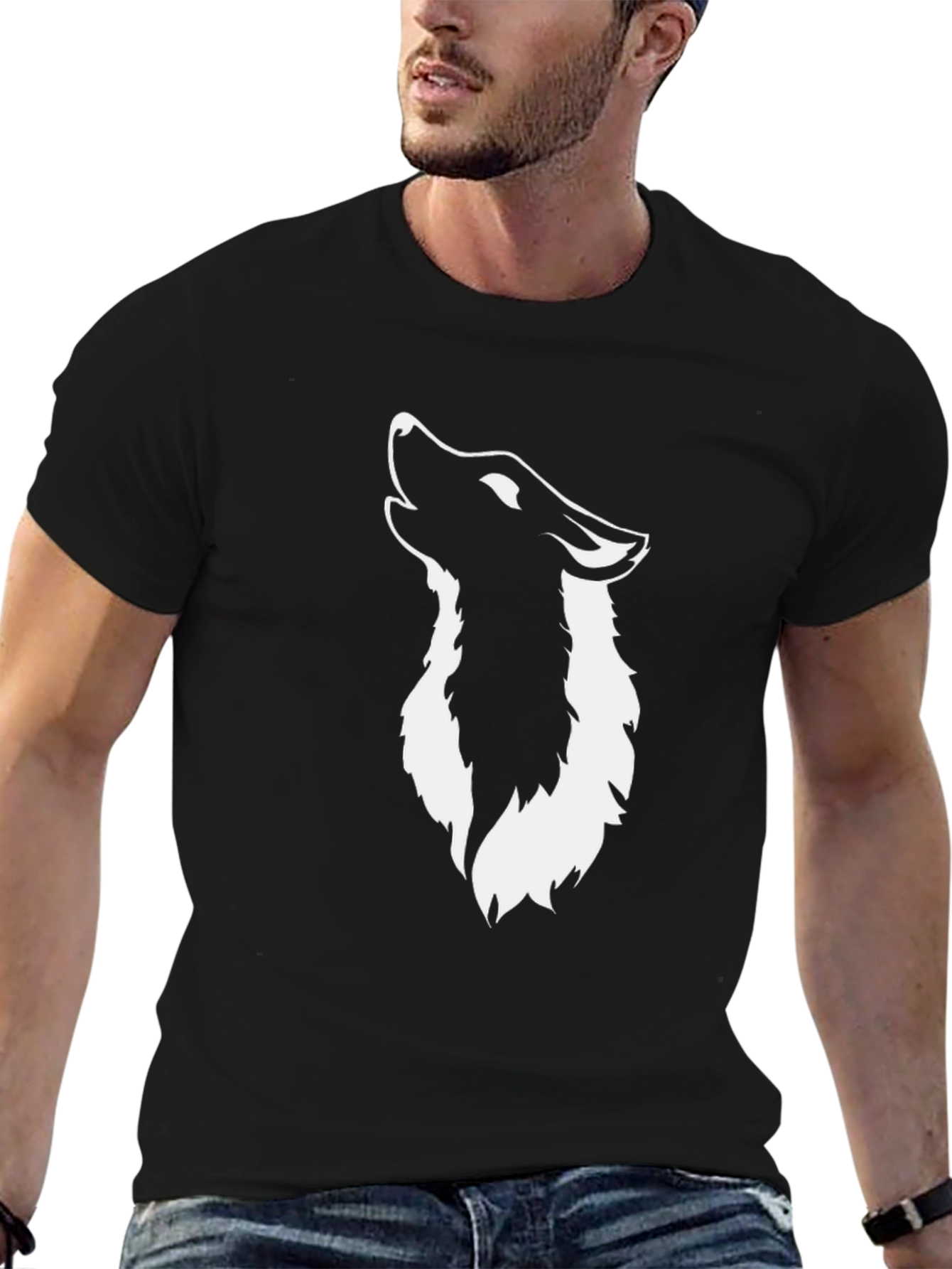 Black Wolf Graphic Tee