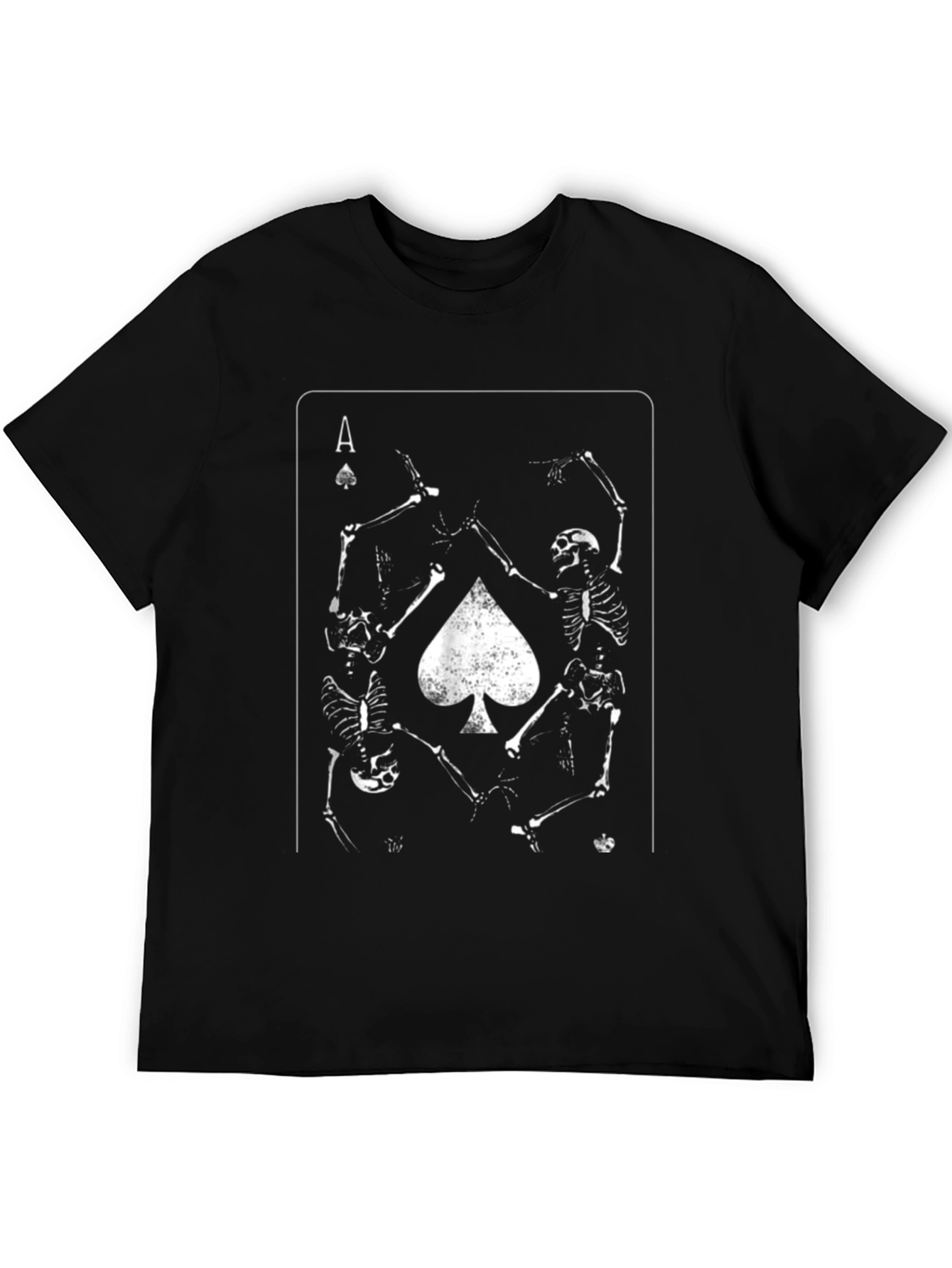 Ace of Spades Skeleton Crew Black T-Shirt