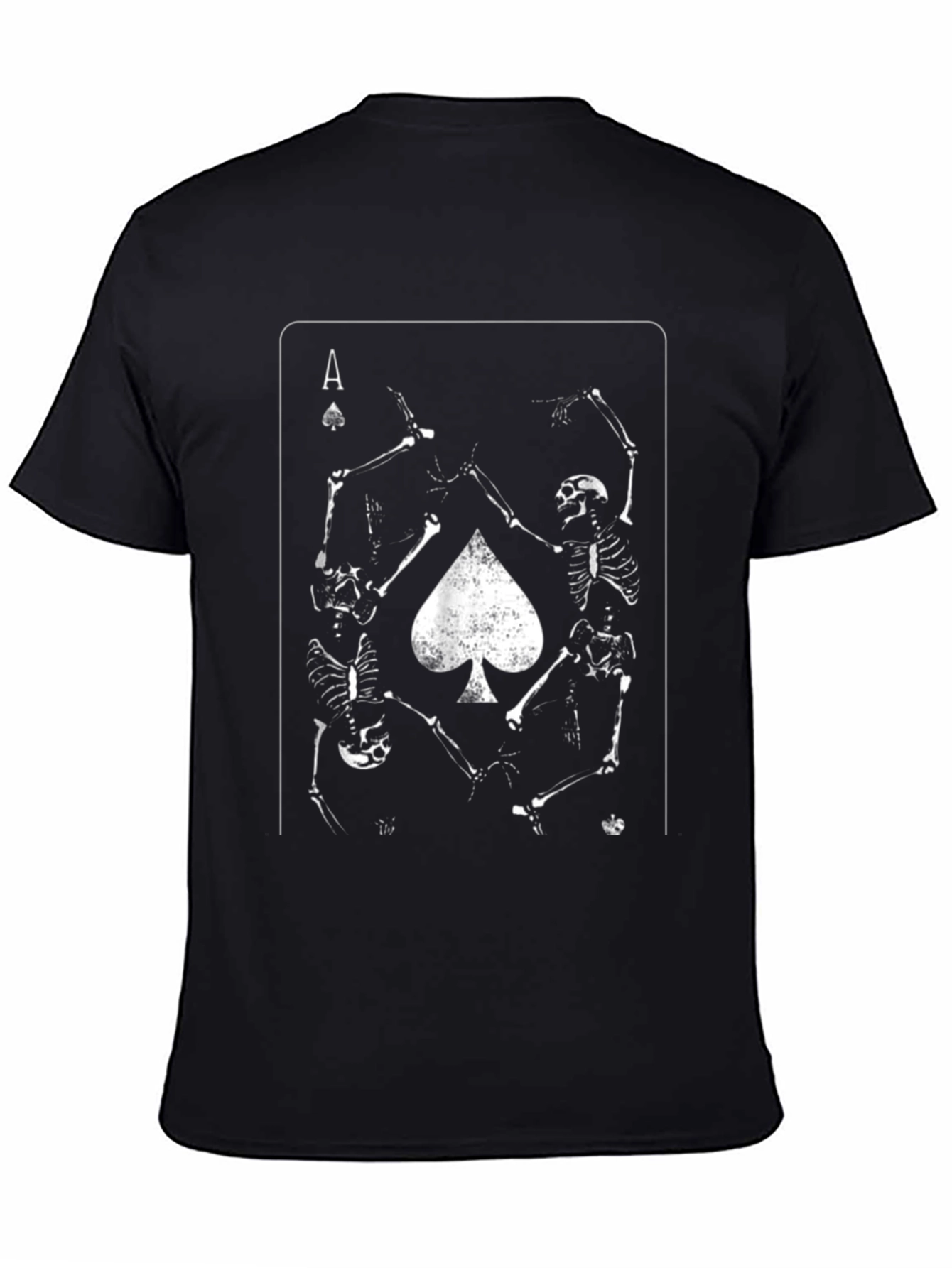 Ace of Spades Skeleton Crew Black T-Shirt