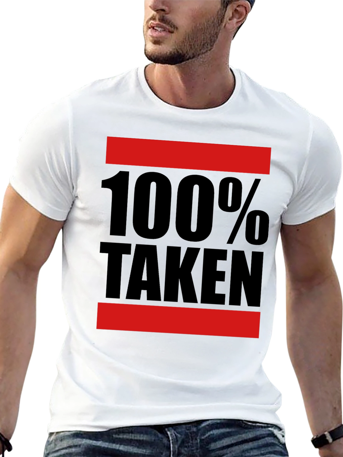 100% Taken Graphic T-Shirt - Black