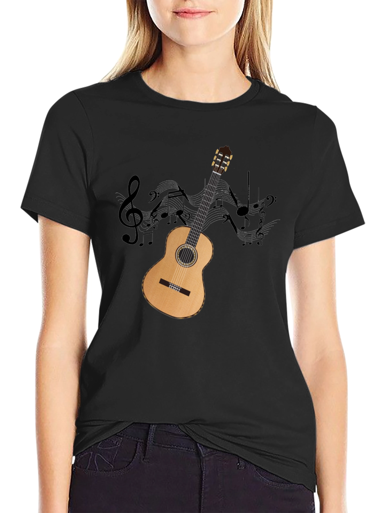 Acoustic Guitar Music T-Shirt