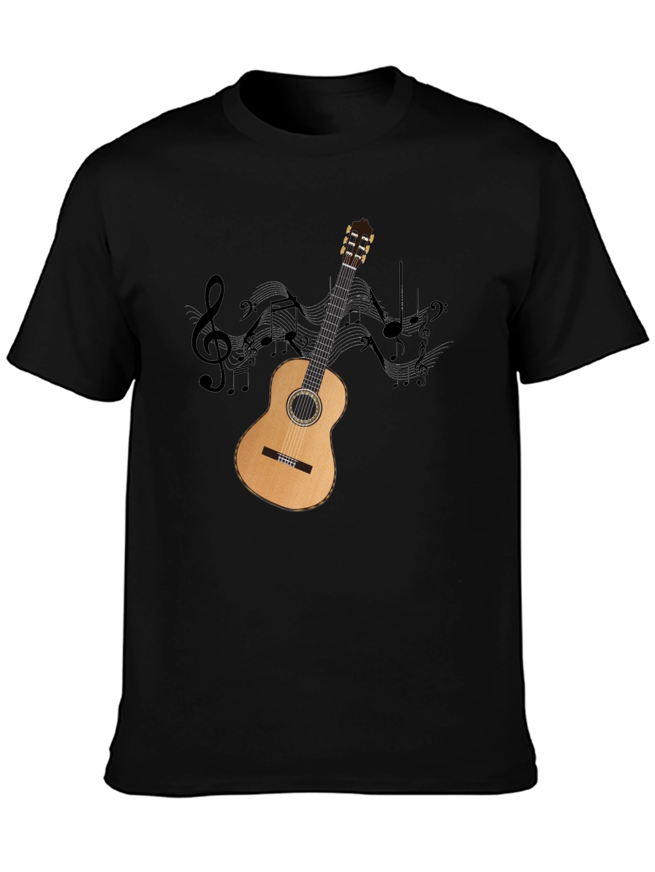 Acoustic Guitar Music T-Shirt
