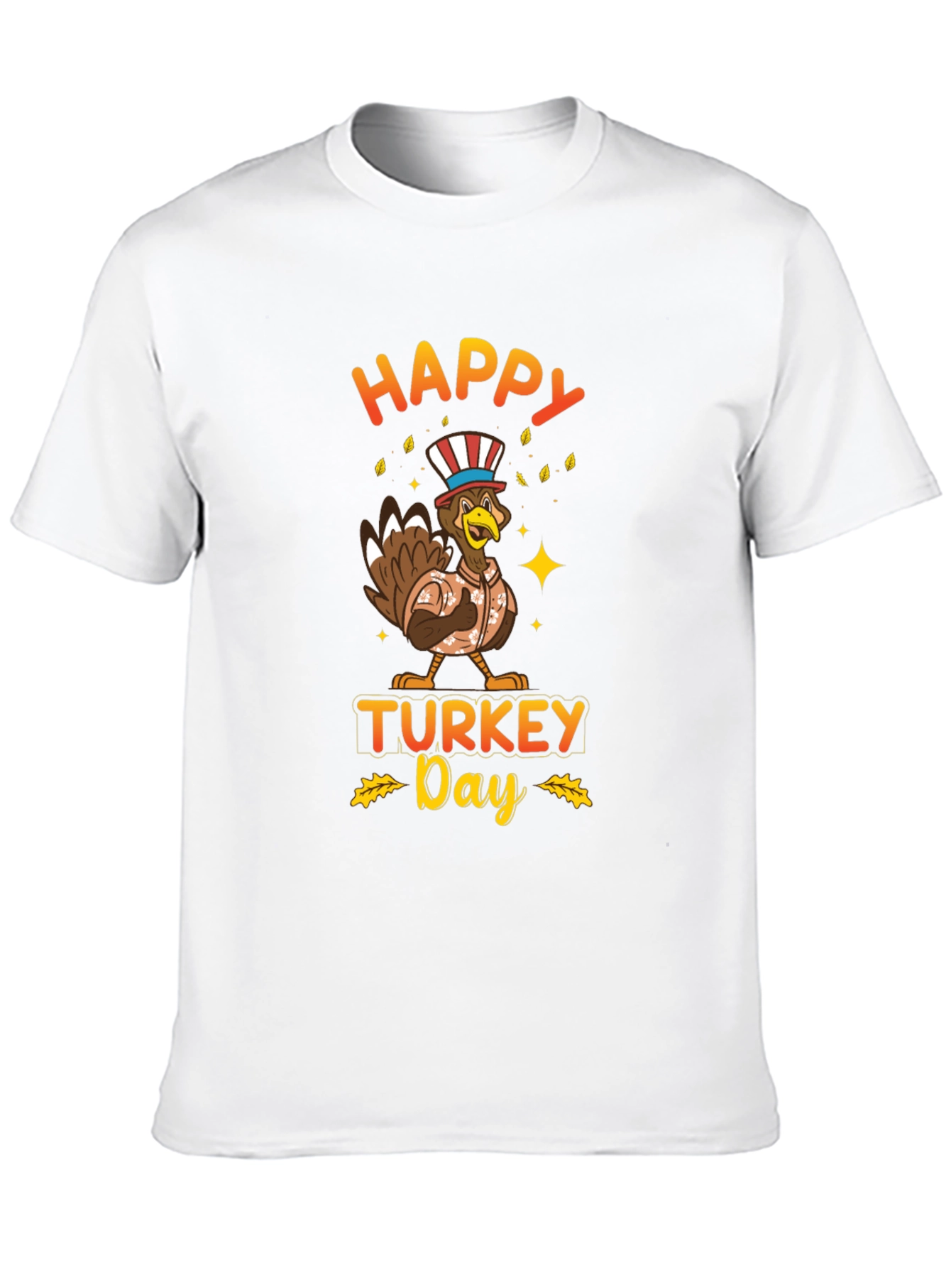 Happy Turkey Day Graphic T-Shirt