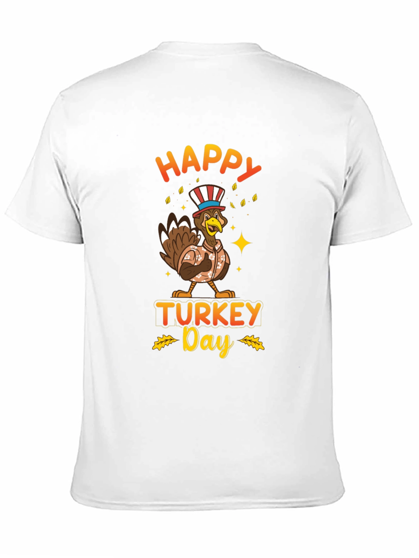 Happy Turkey Day Graphic T-Shirt