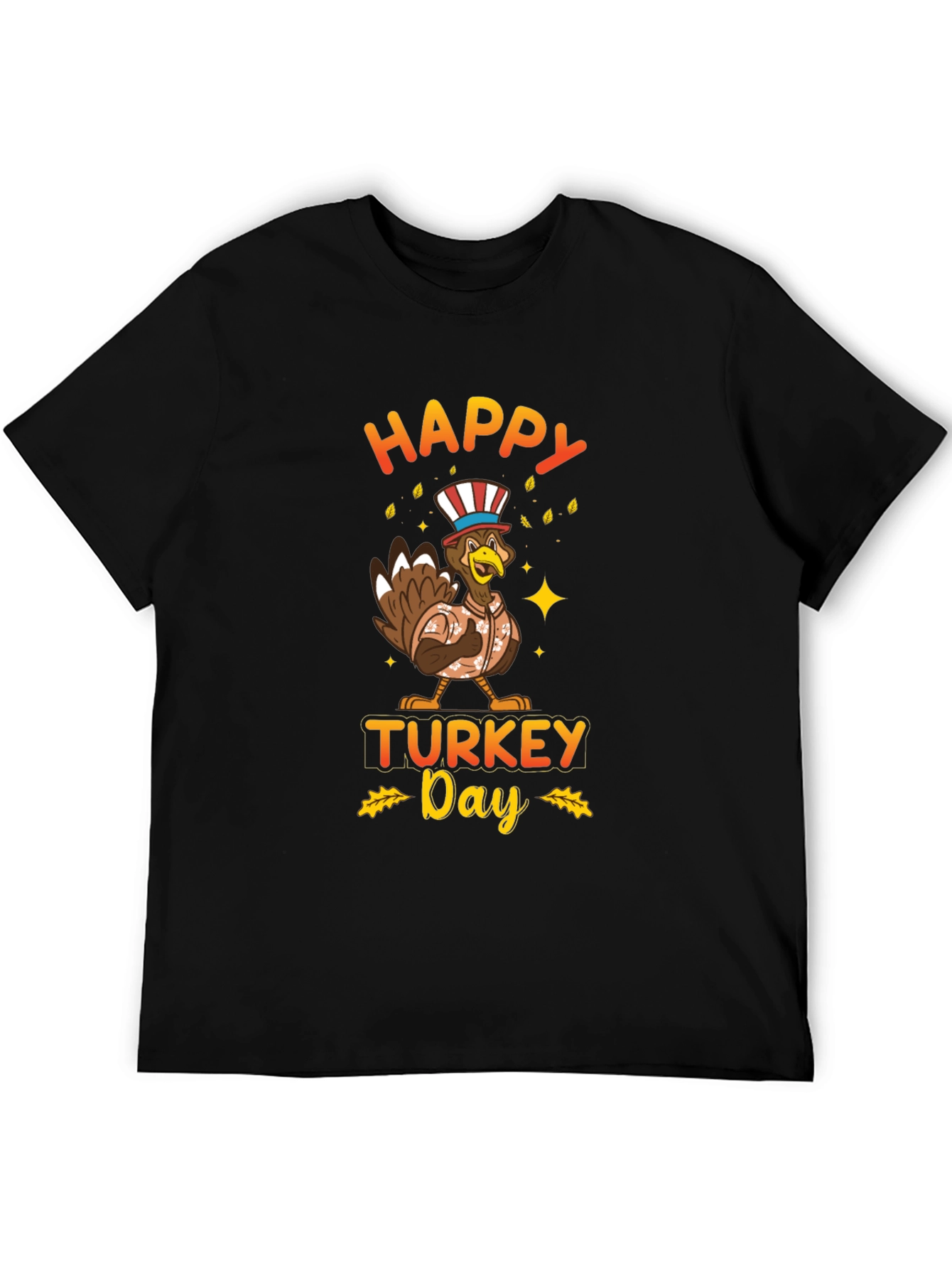 Happy Turkey Day Graphic T-Shirt
