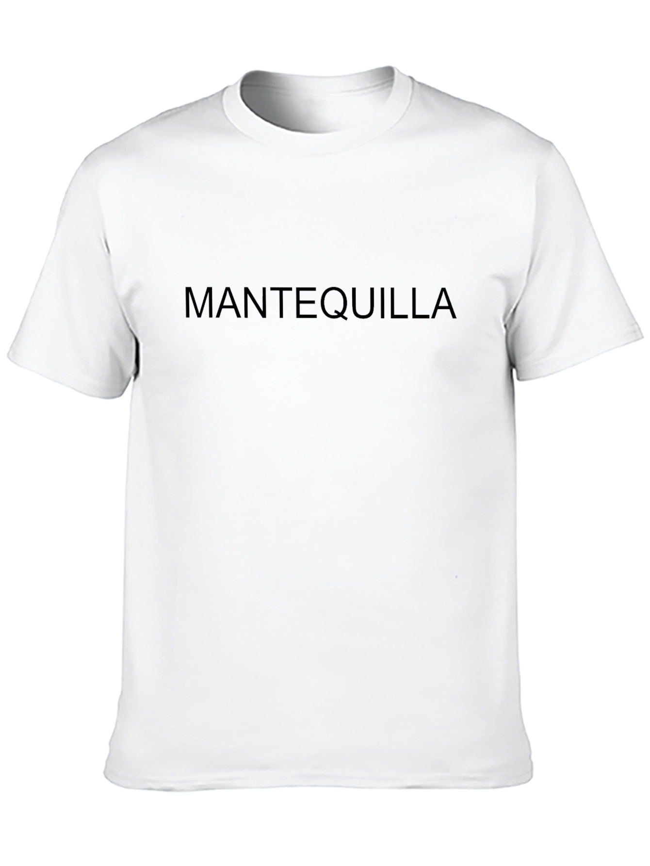 Mantequilla Text Graphic Black T-Shirt