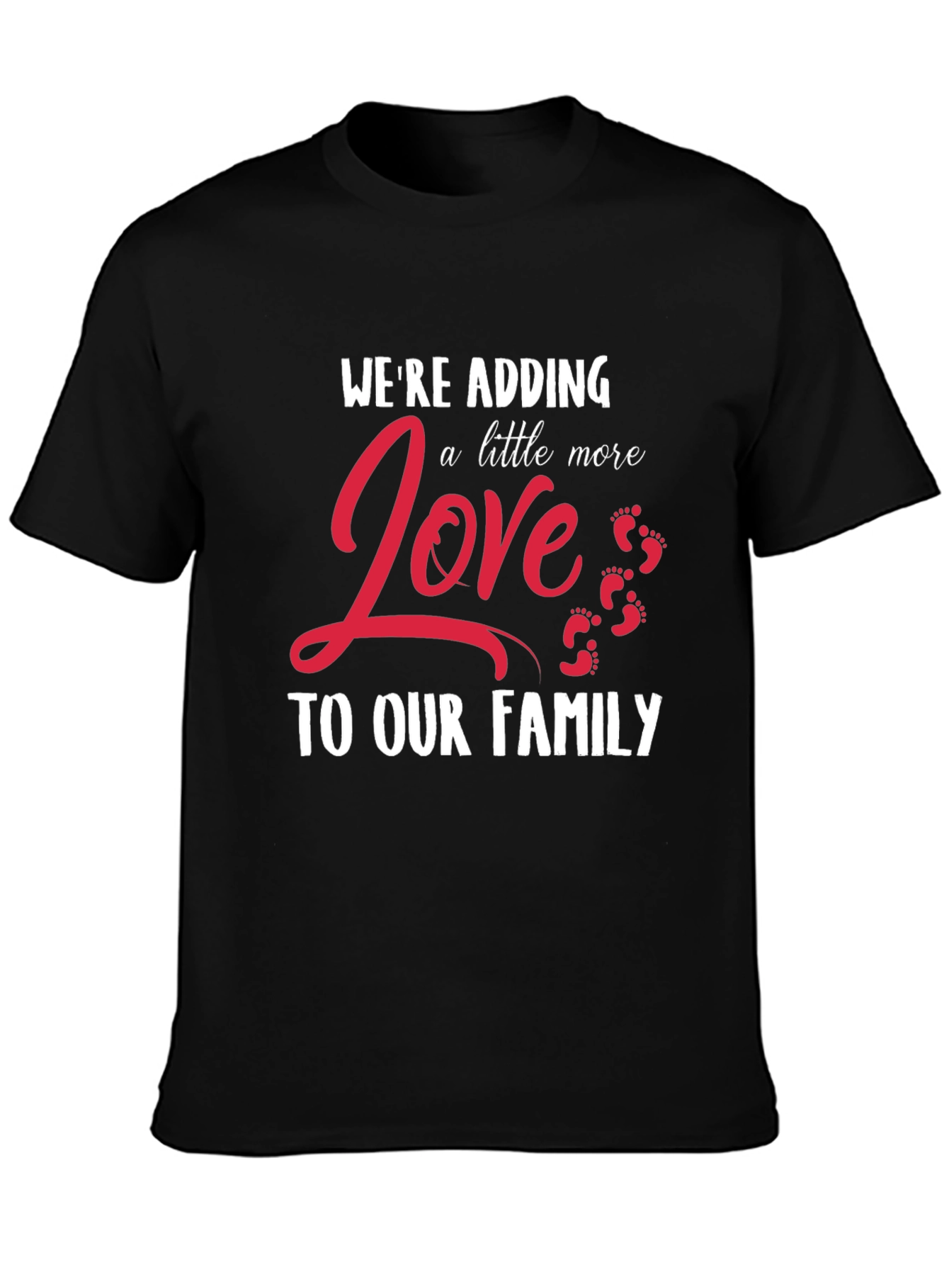 Adding Love Family Graphic Tee