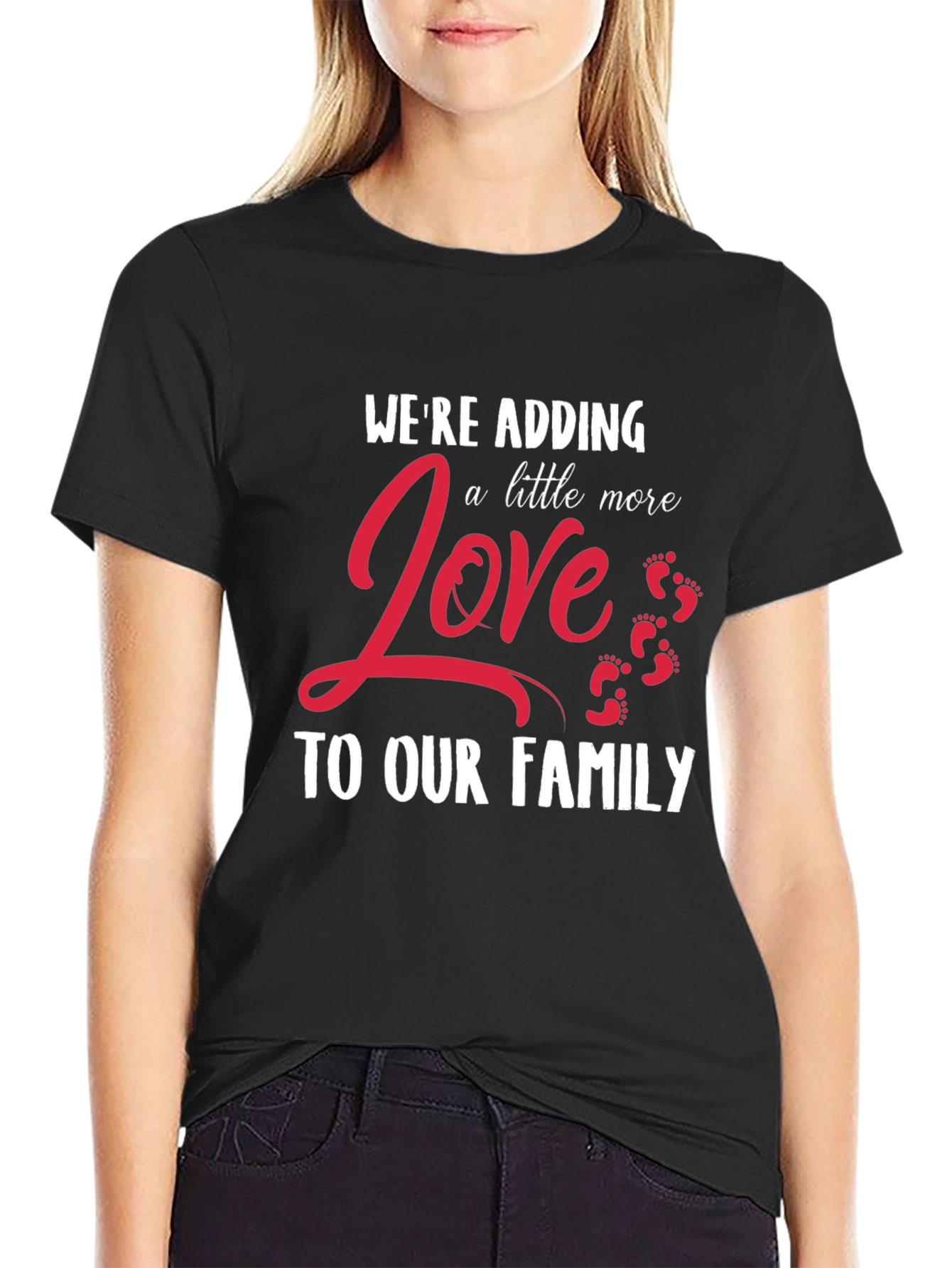 Adding Love Family Graphic Tee