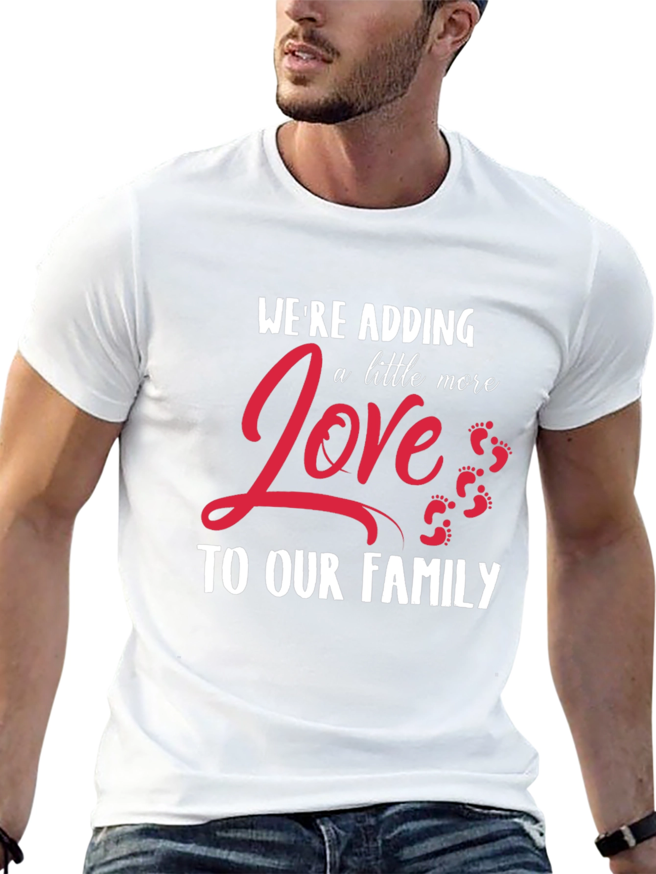 Adding Love Family Graphic Tee