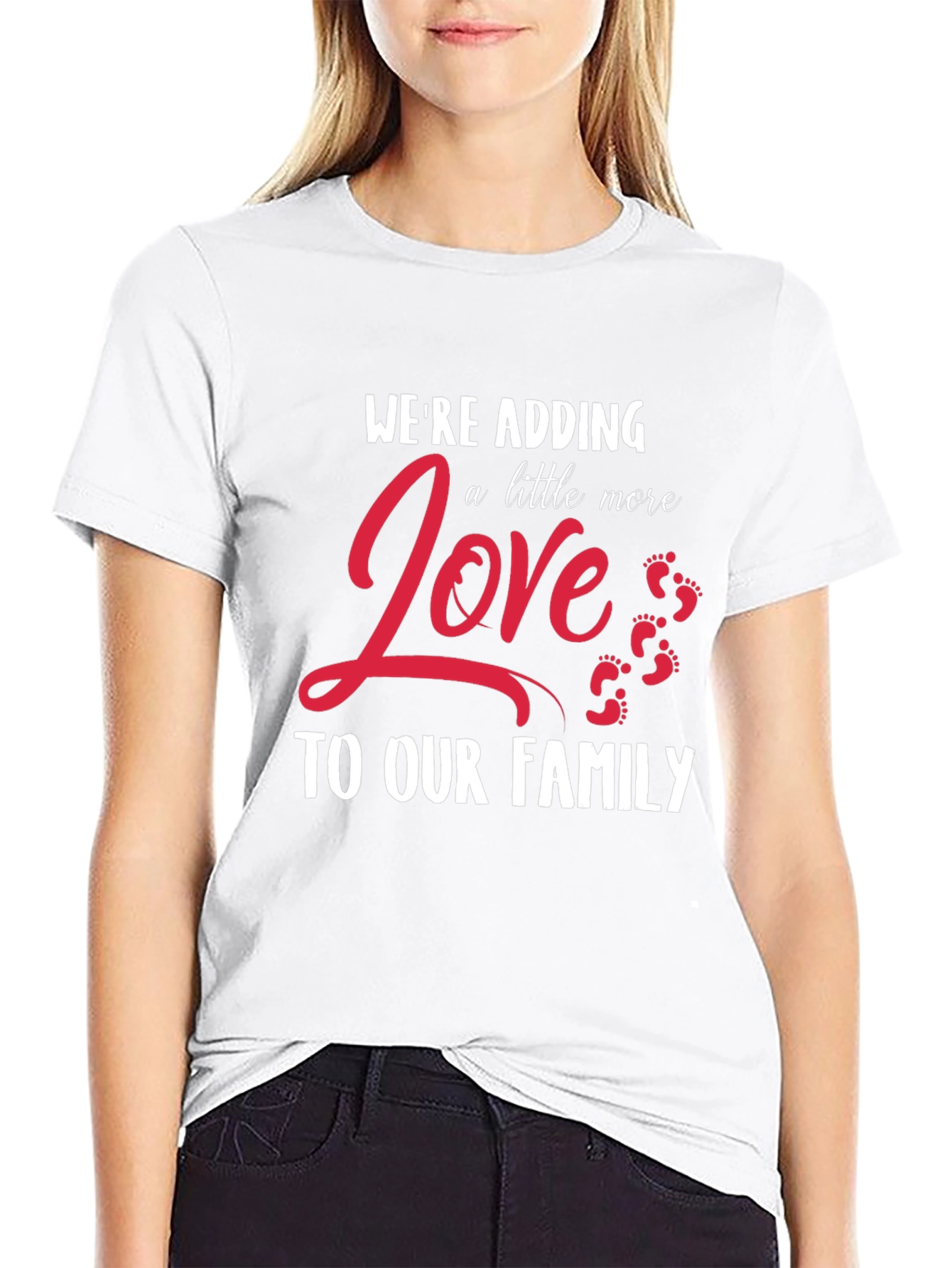 Adding Love Family Graphic Tee