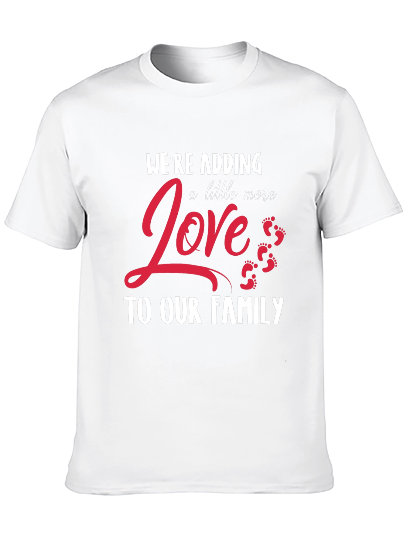 Adding Love Family Graphic Tee