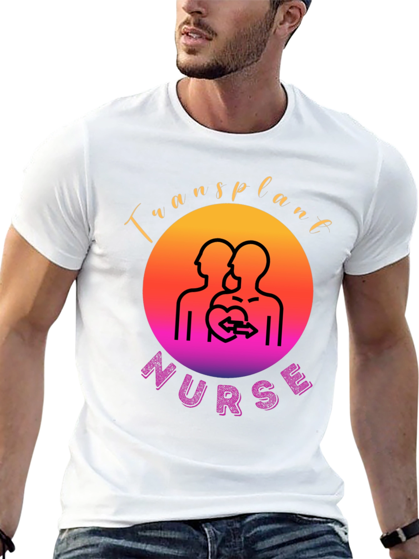 Transplant Nurse Graphic T-Shirt