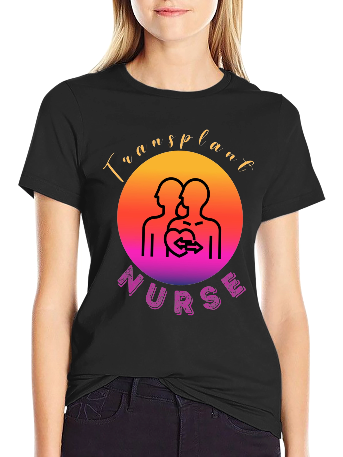 Transplant Nurse Graphic T-Shirt