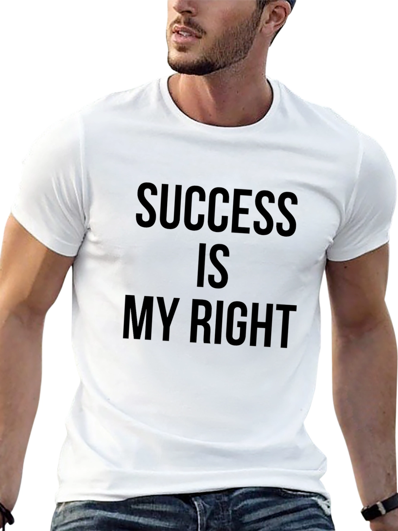 Success Is My Right Black T-Shirt