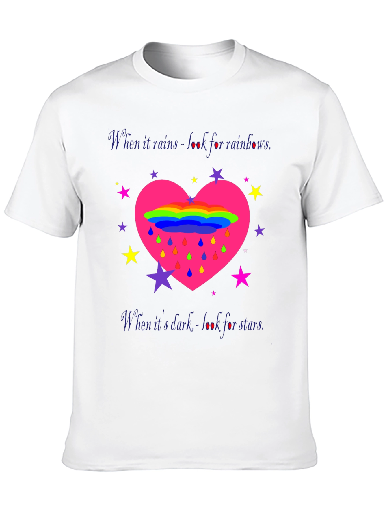 Rainbows & Stars Graphic T-Shirt