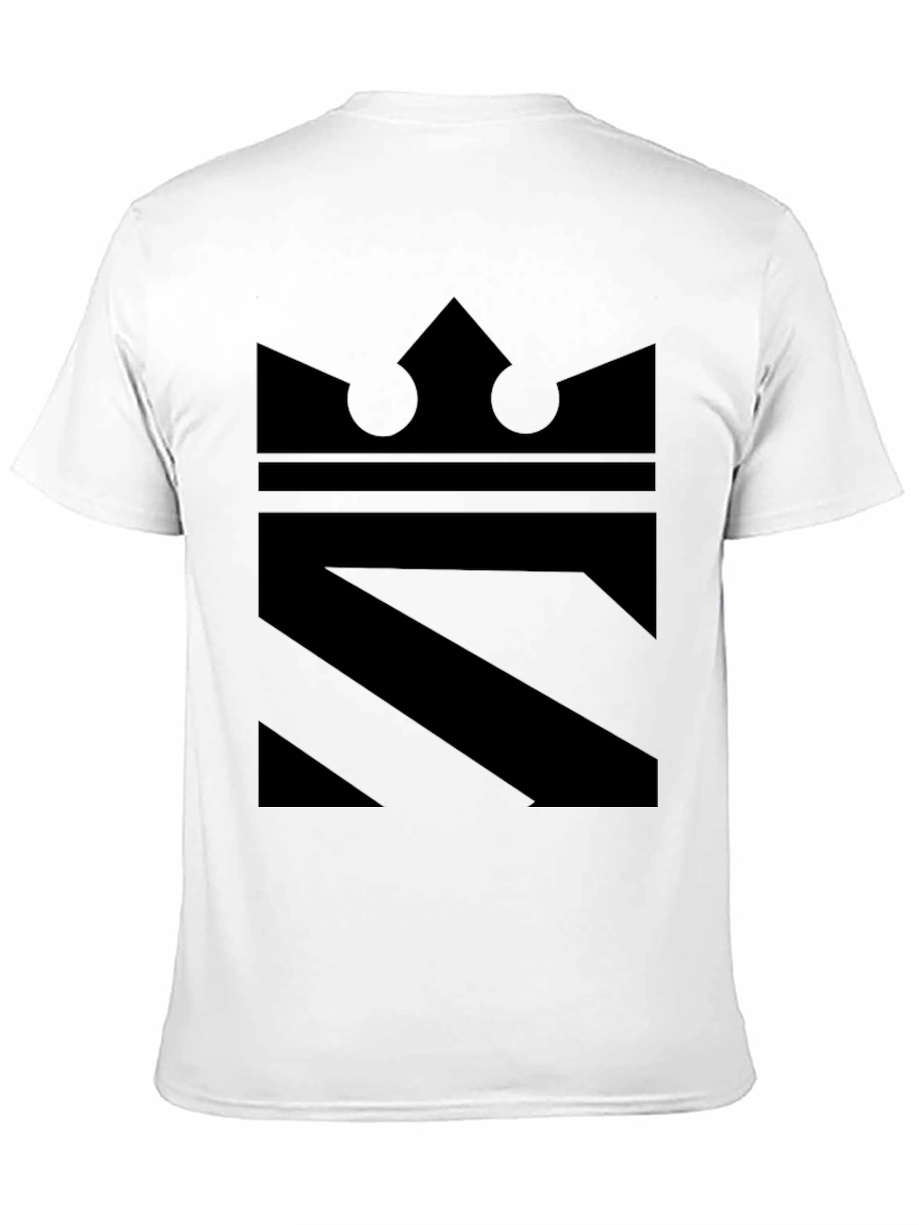 King Graphic Tee - Modern Black Print Shirt