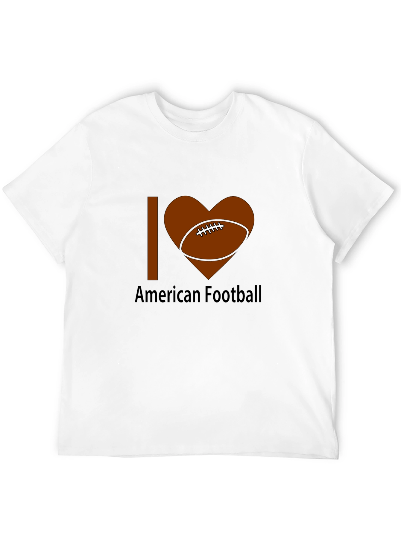 I Love American Football Graphic Tee