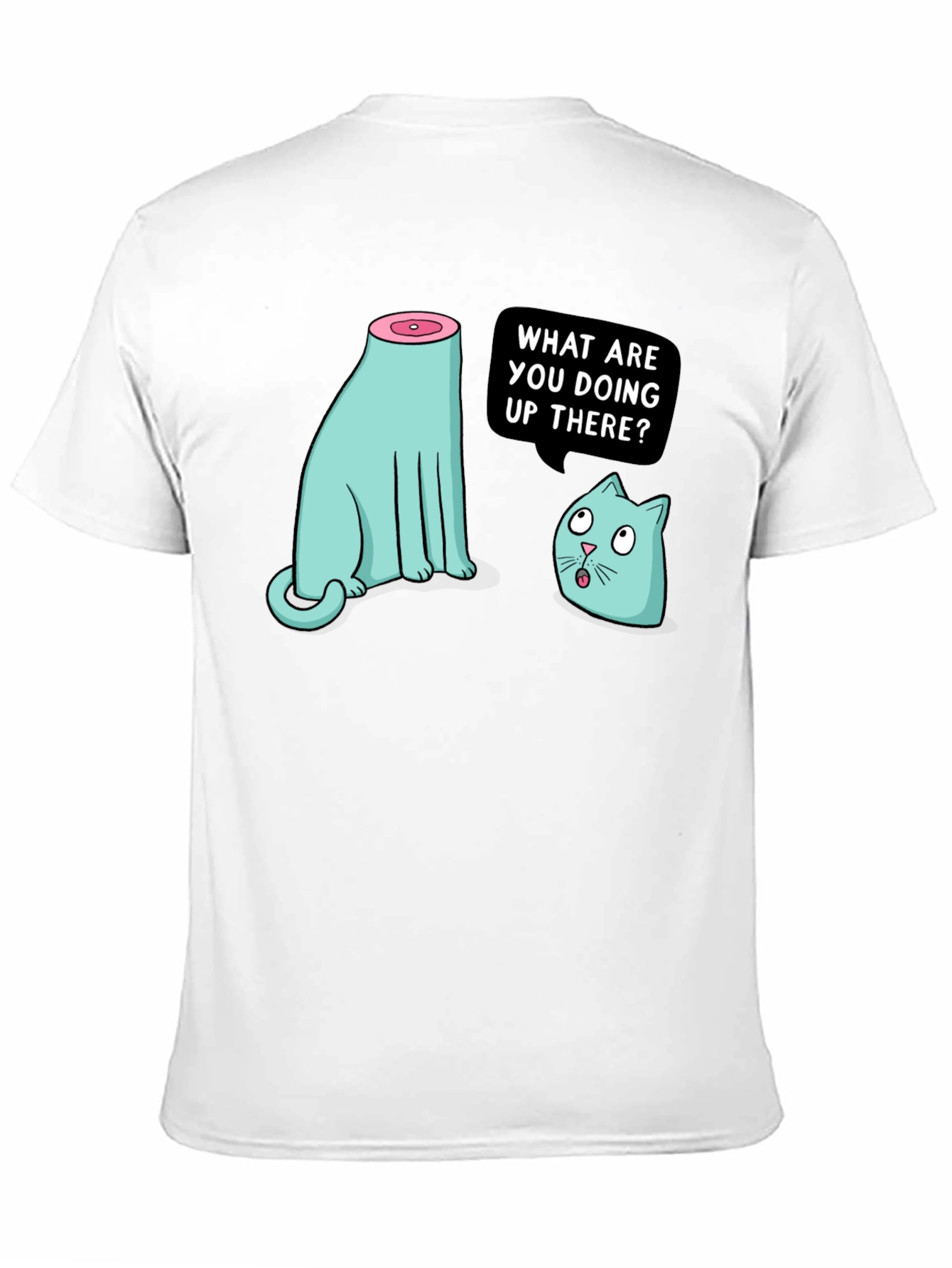 Funny Cat T-Shirt - Headless Humor