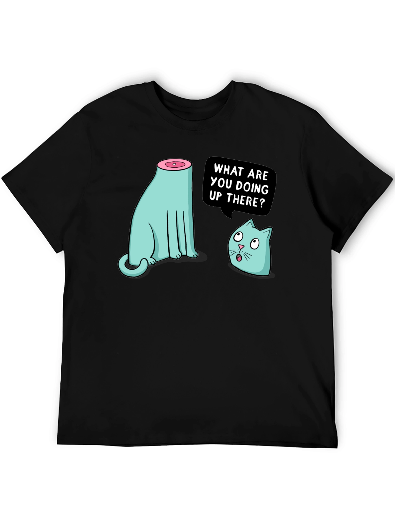 Funny Cat T-Shirt - Headless Humor