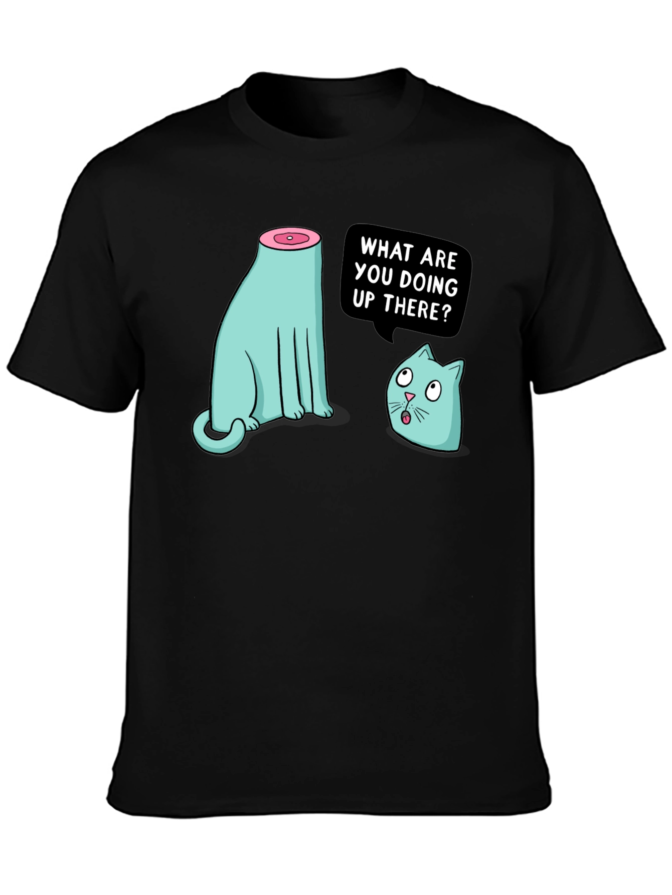 Funny Cat T-Shirt - Headless Humor