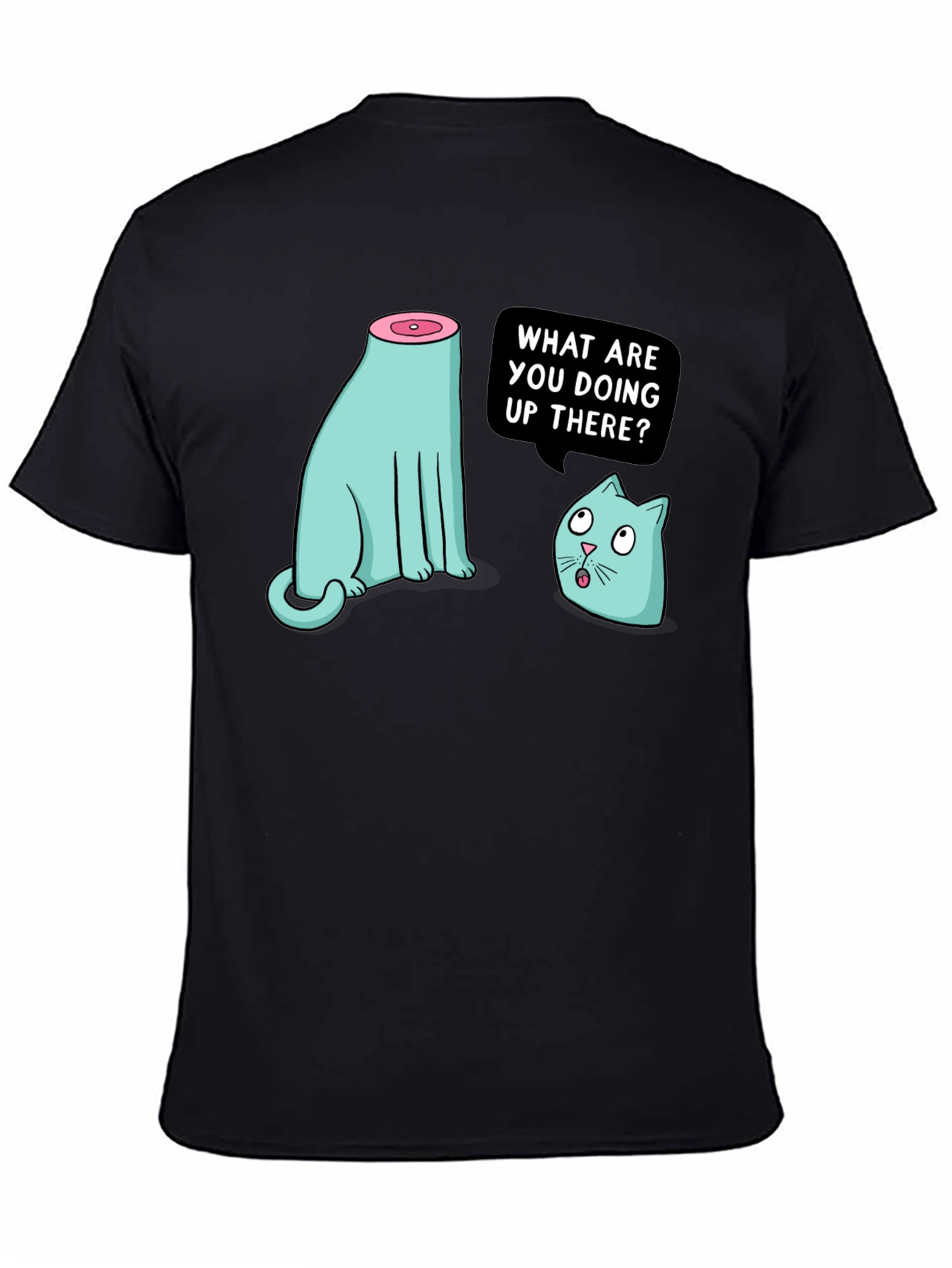Funny Cat T-Shirt - Headless Humor