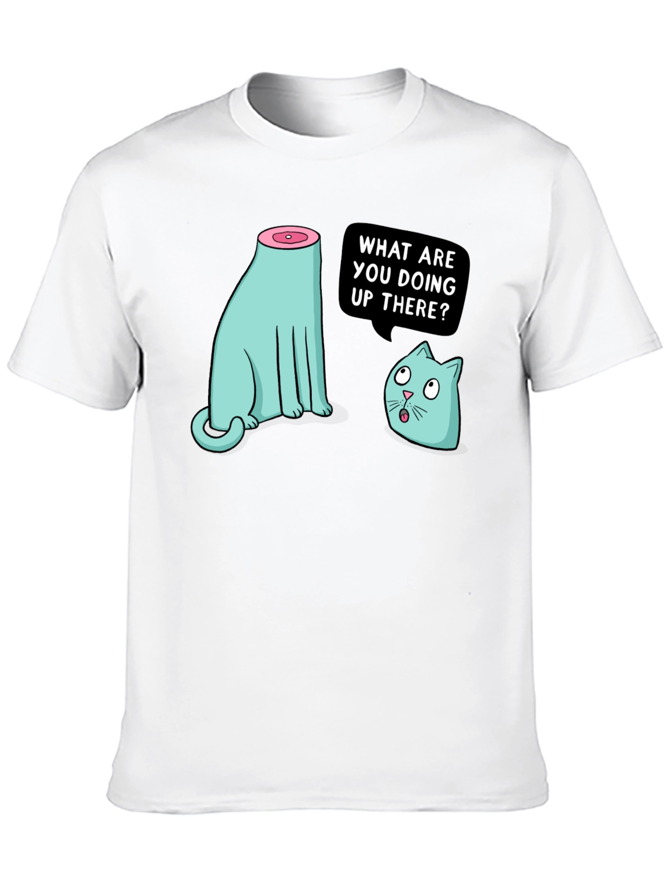 Funny Cat T-Shirt - Headless Humor
