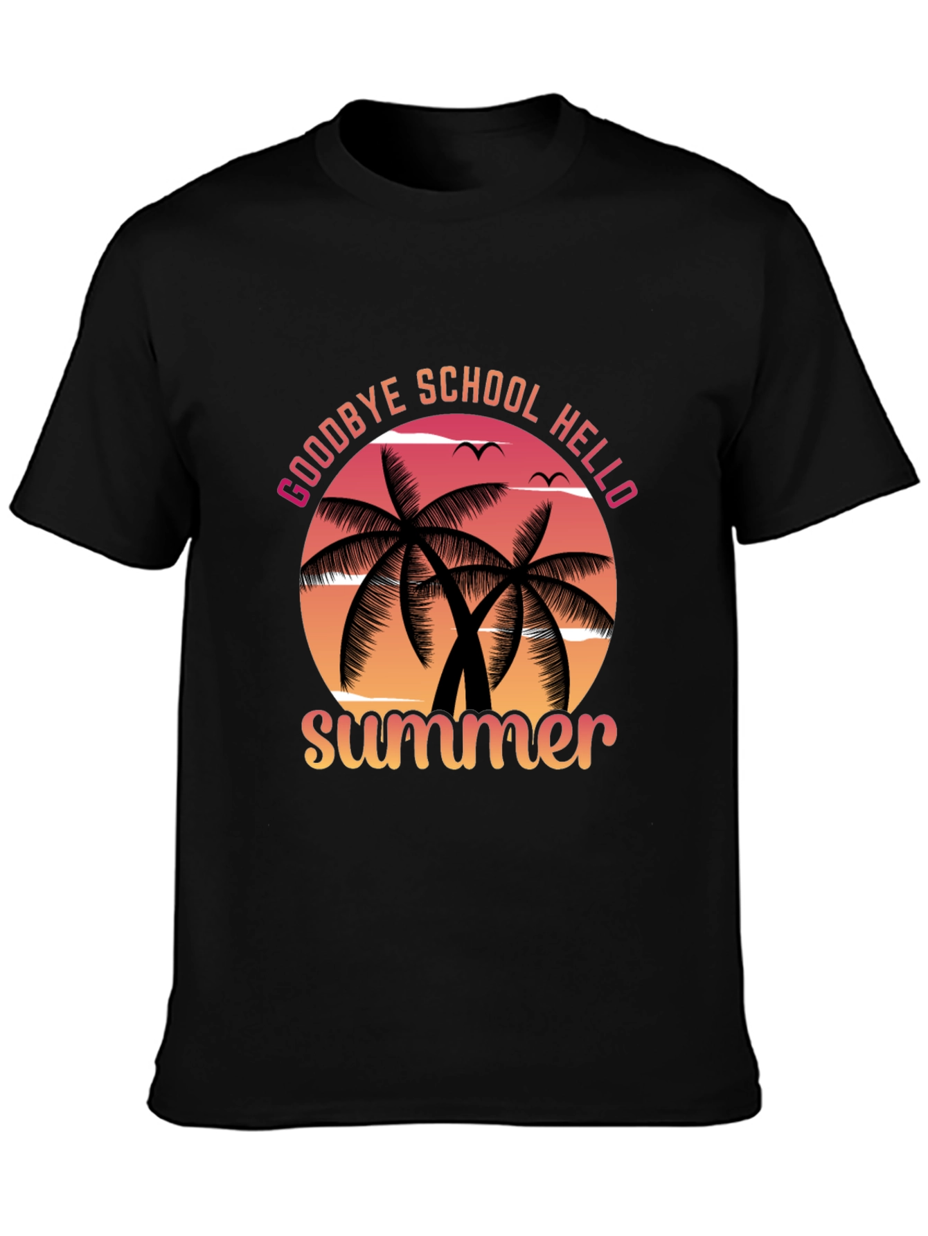 Goodbye School Hello Summer Graphic Tee