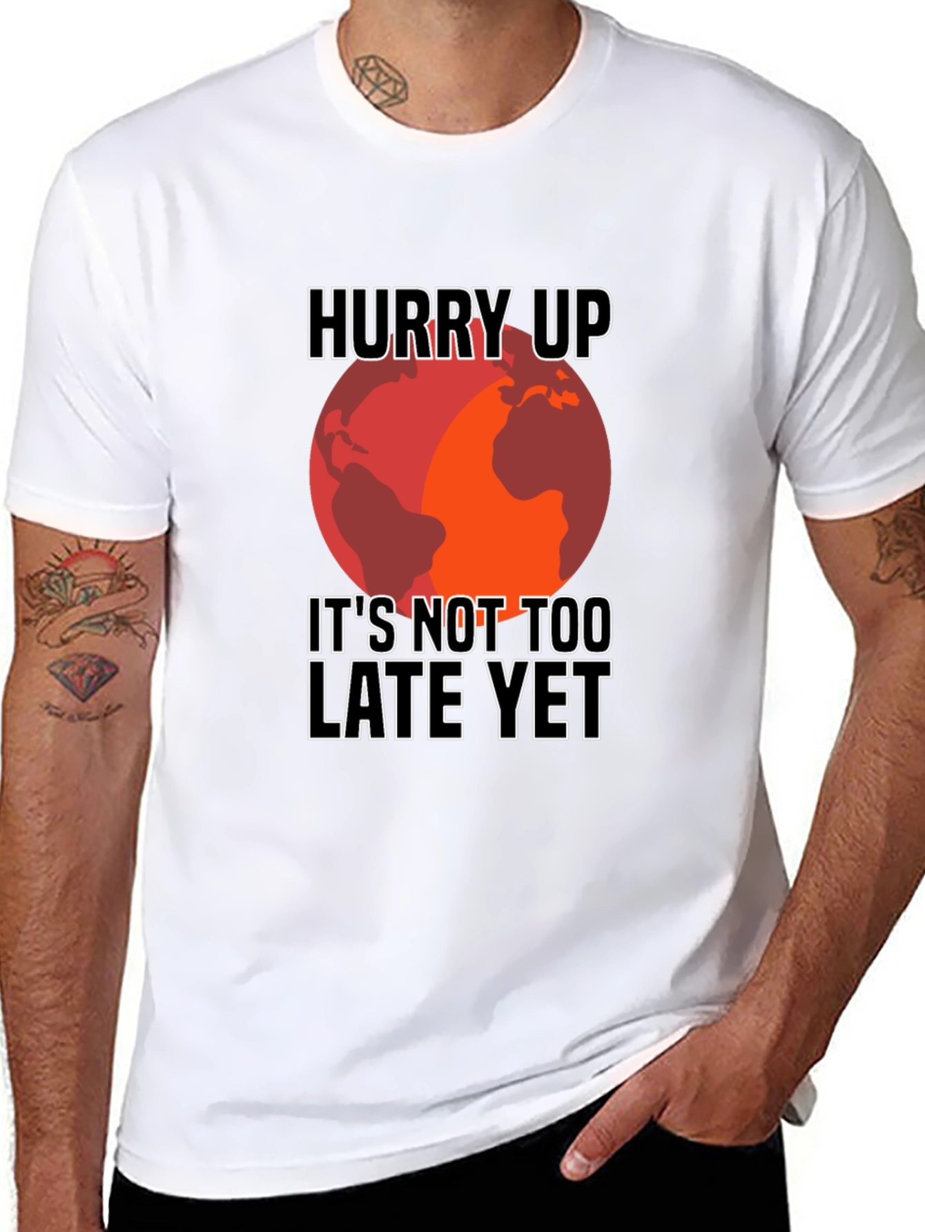Hurry Up Climate Change Awareness T-Shirt