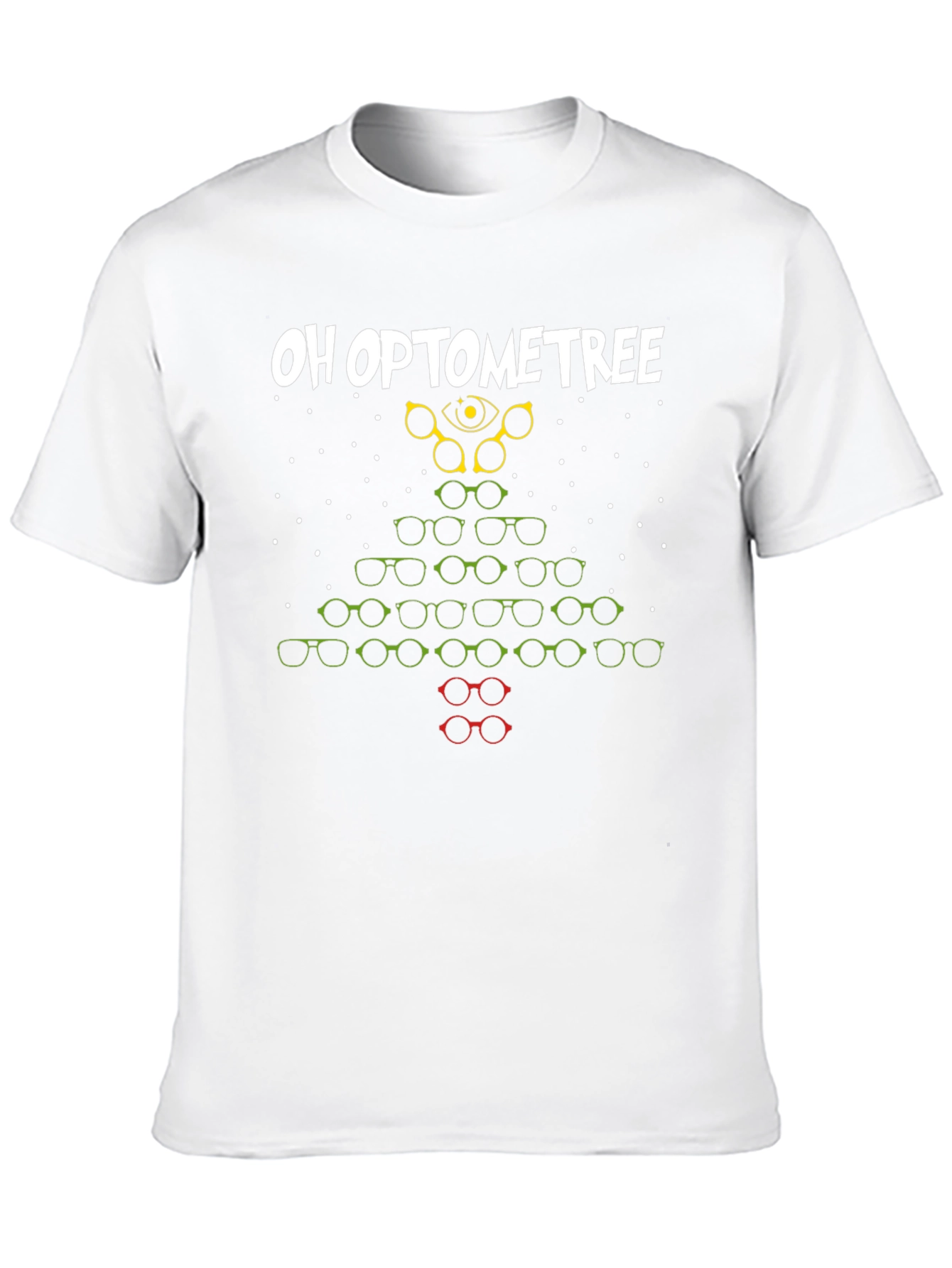 Oh Optometree T-Shirt - Eye Exam Christmas Tee