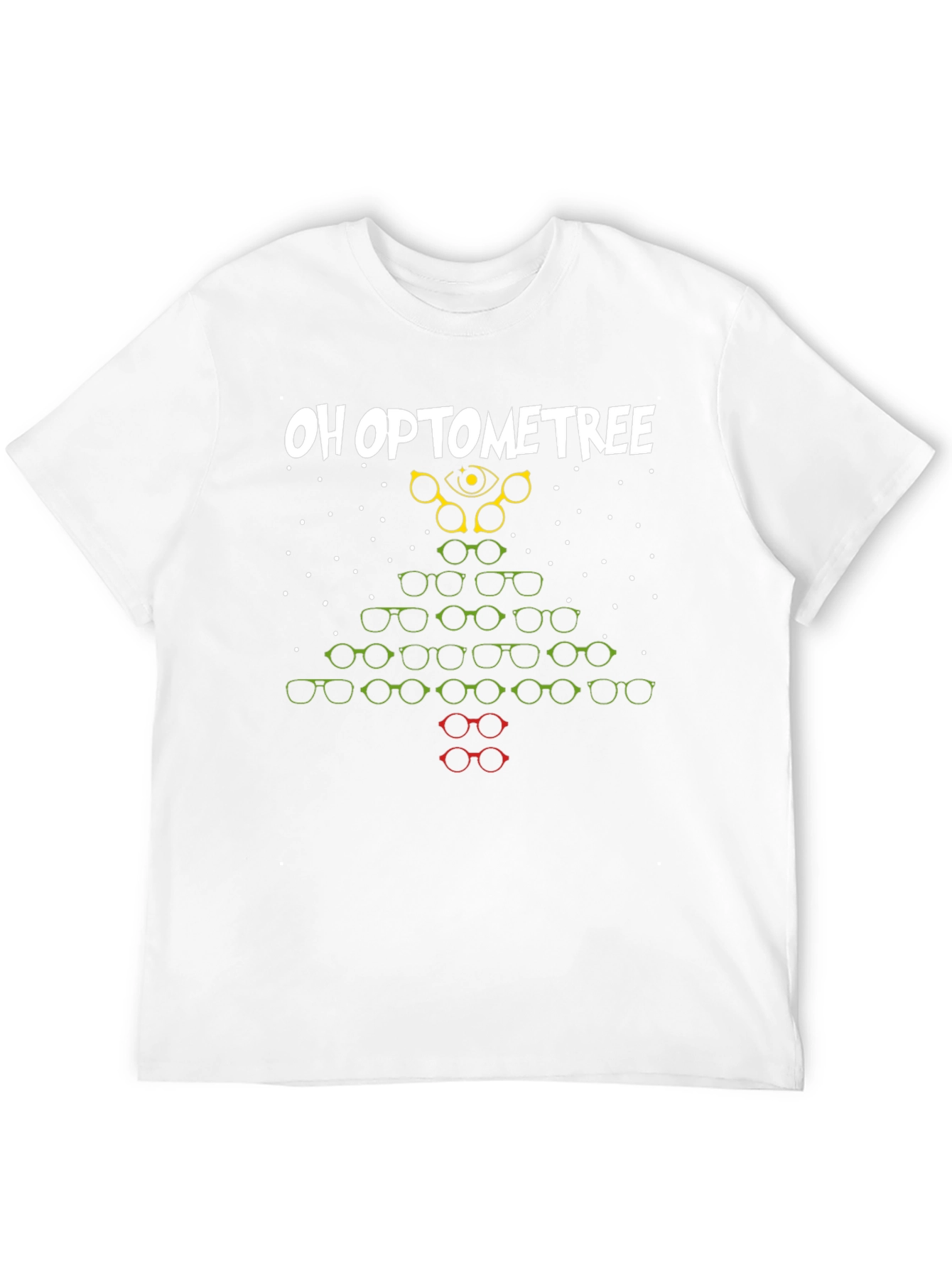 Oh Optometree T-Shirt - Eye Exam Christmas Tee
