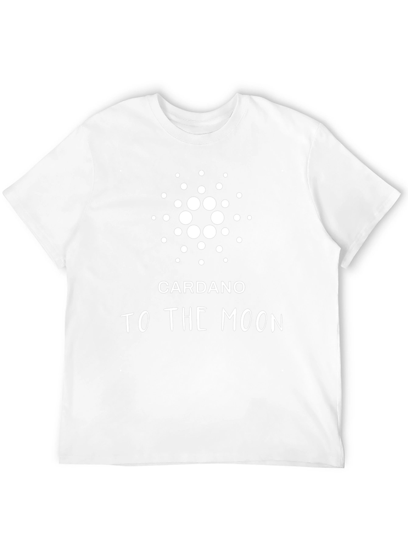 Cardano Crypto To The Moon Black T-Shirt