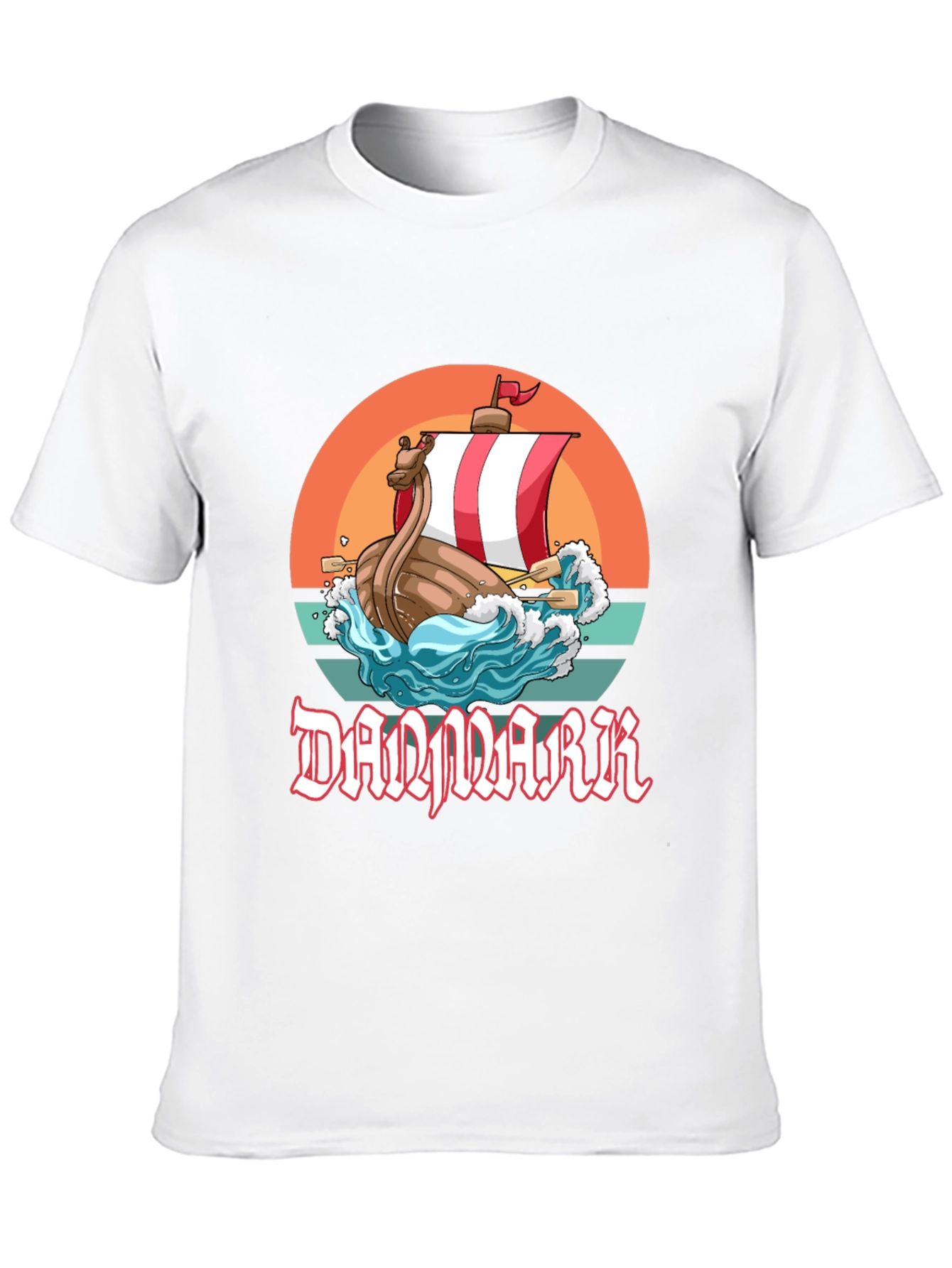 Denmark Viking Ship T-Shirt