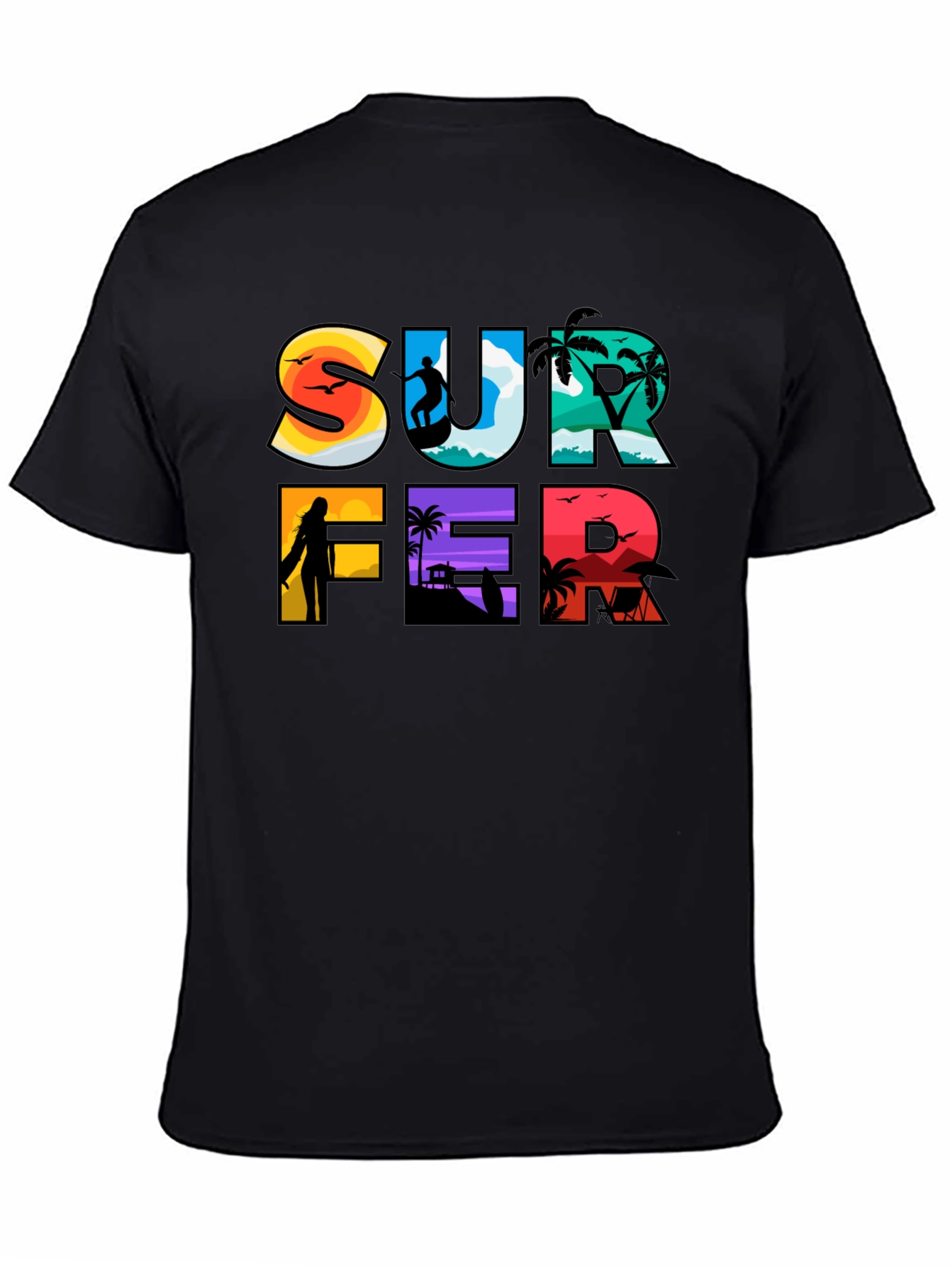 Surfer Graphic Tee | Beach Lifestyle T-Shirt