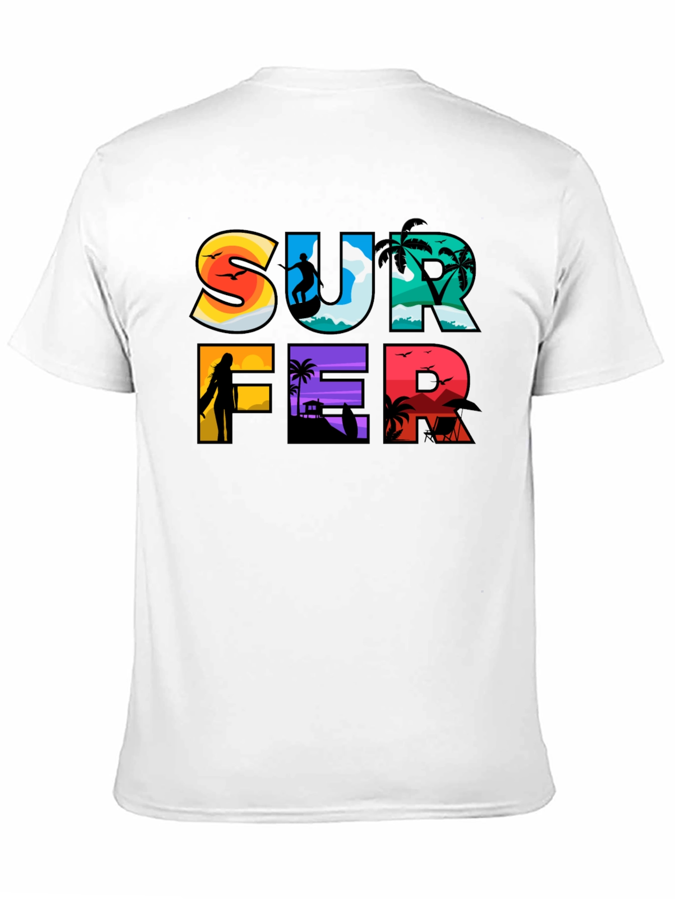 Surfer Graphic Tee | Beach Lifestyle T-Shirt