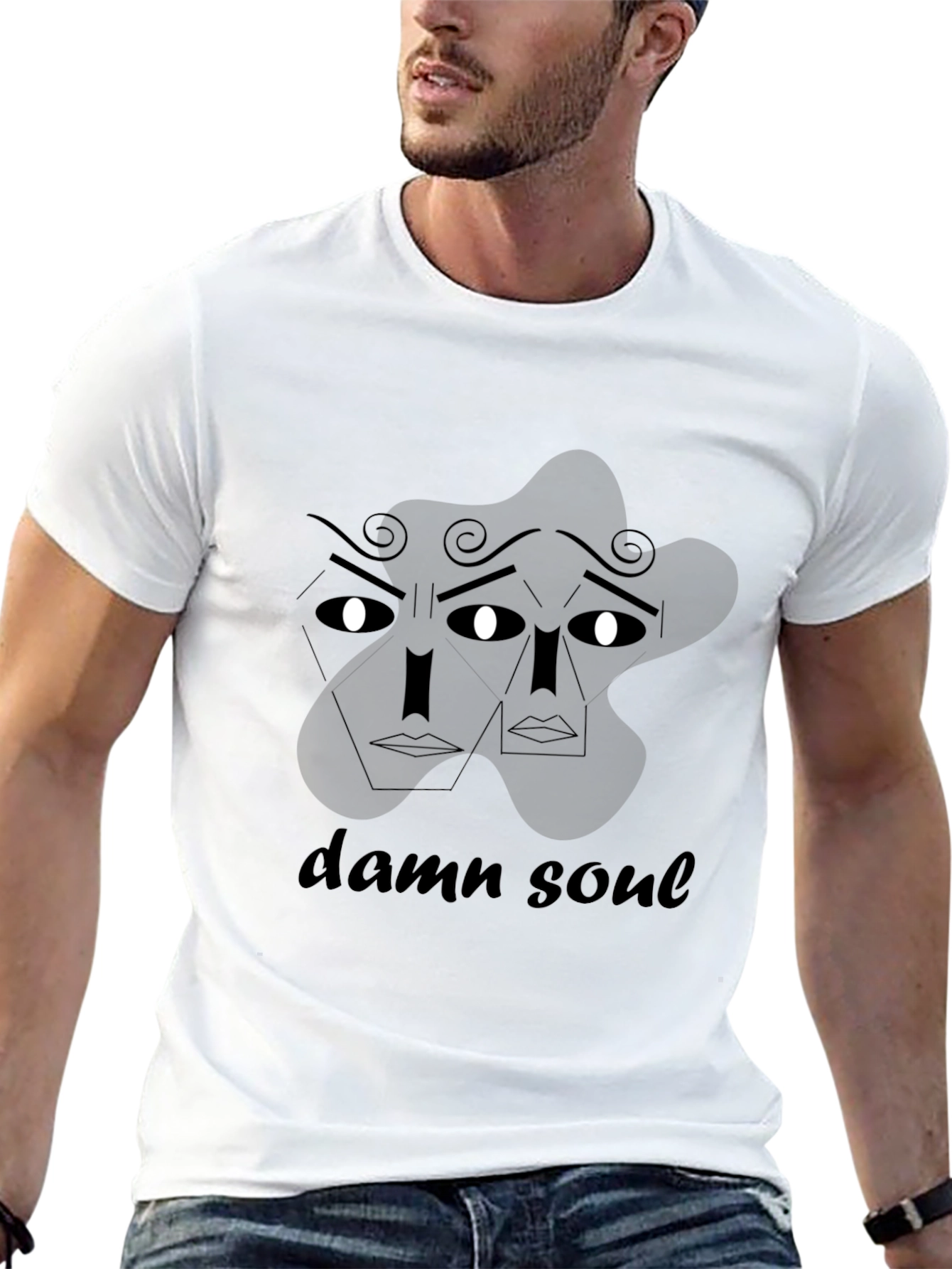 Damn Soul Graphic T-Shirt - Dark Humor Apparel