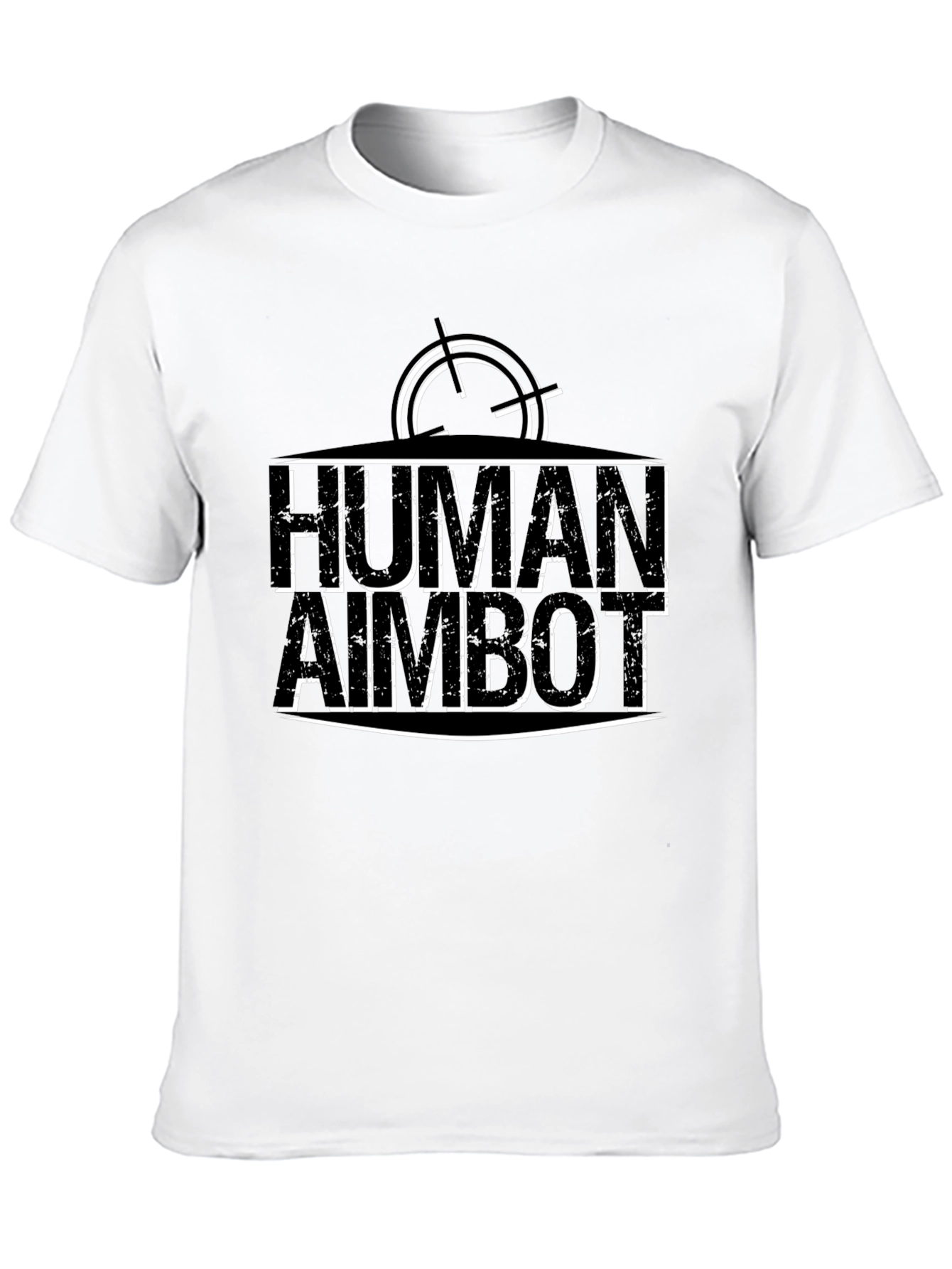 Human Aimbot T-Shirt Funny Gamer Tee