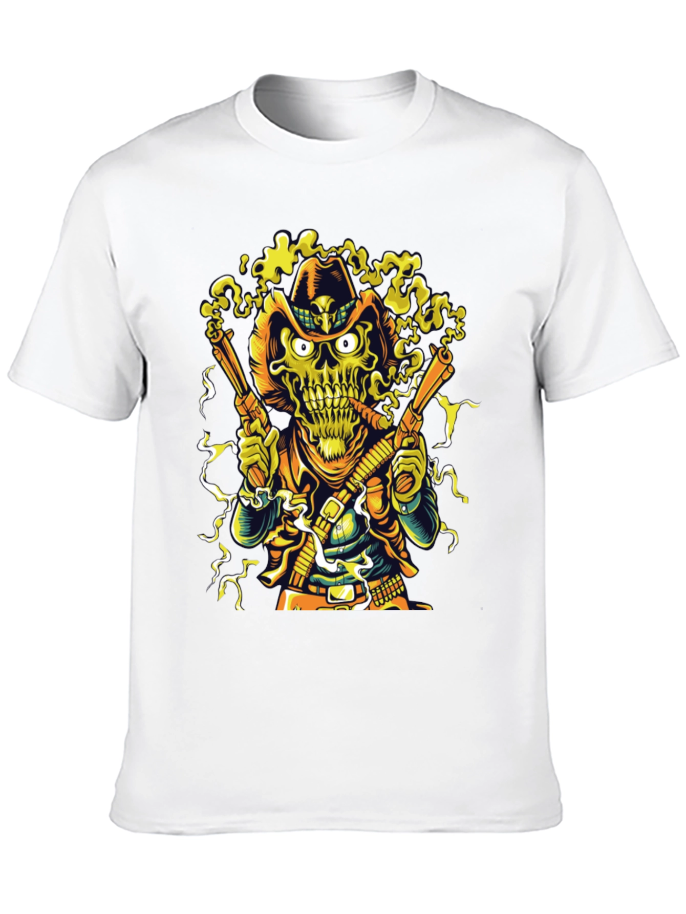 Cowboy Skeleton Graphic T-Shirt