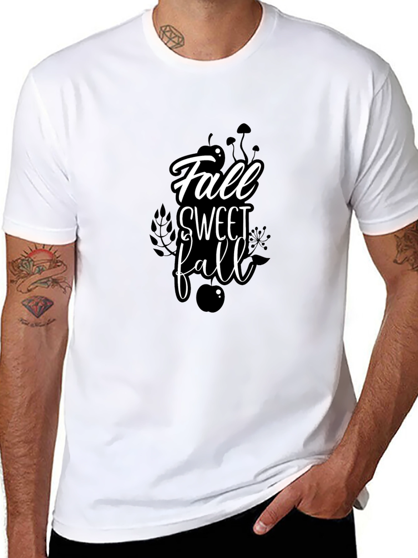 Fall Sweet Fall Black Graphic Tee