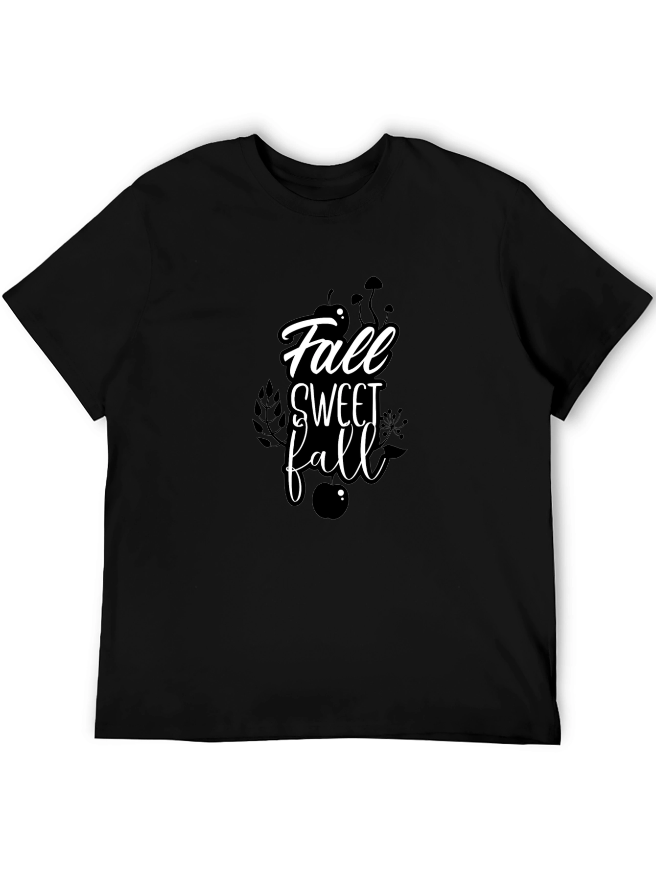 Fall Sweet Fall Black Graphic Tee