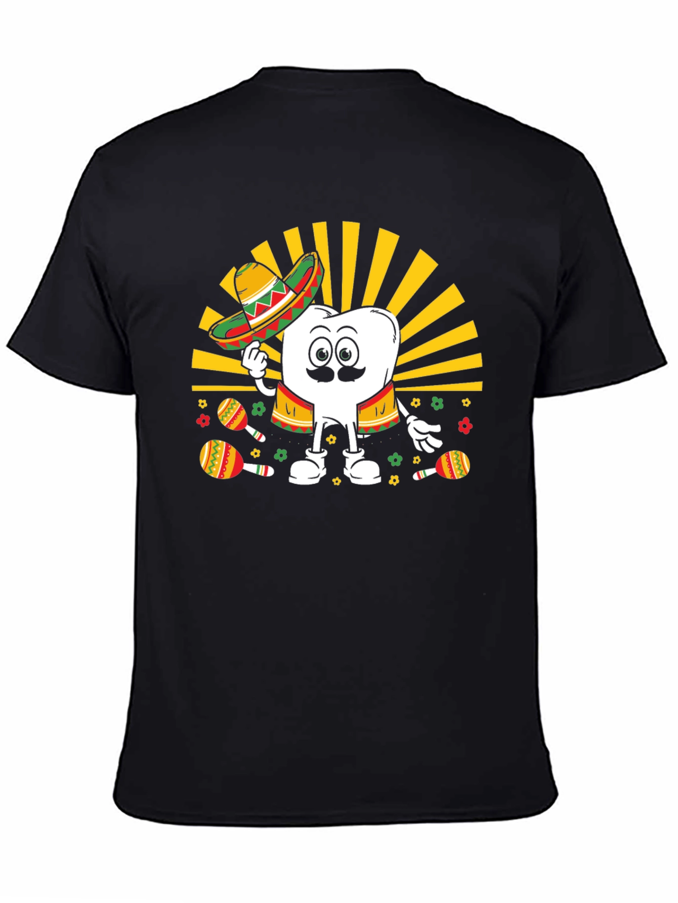 Cinco de Mayo Tooth Graphic T-Shirt
