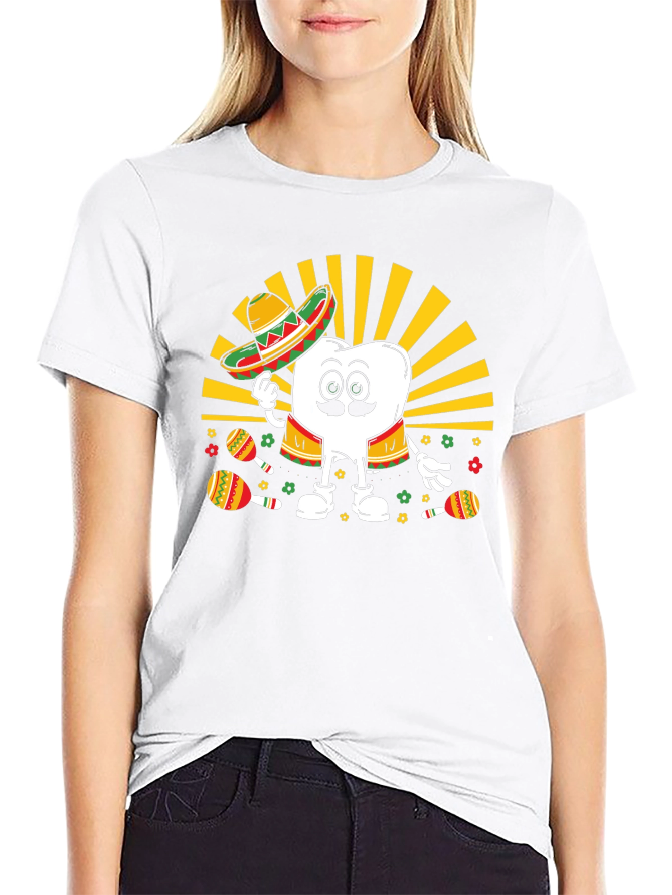 Cinco de Mayo Tooth Graphic T-Shirt