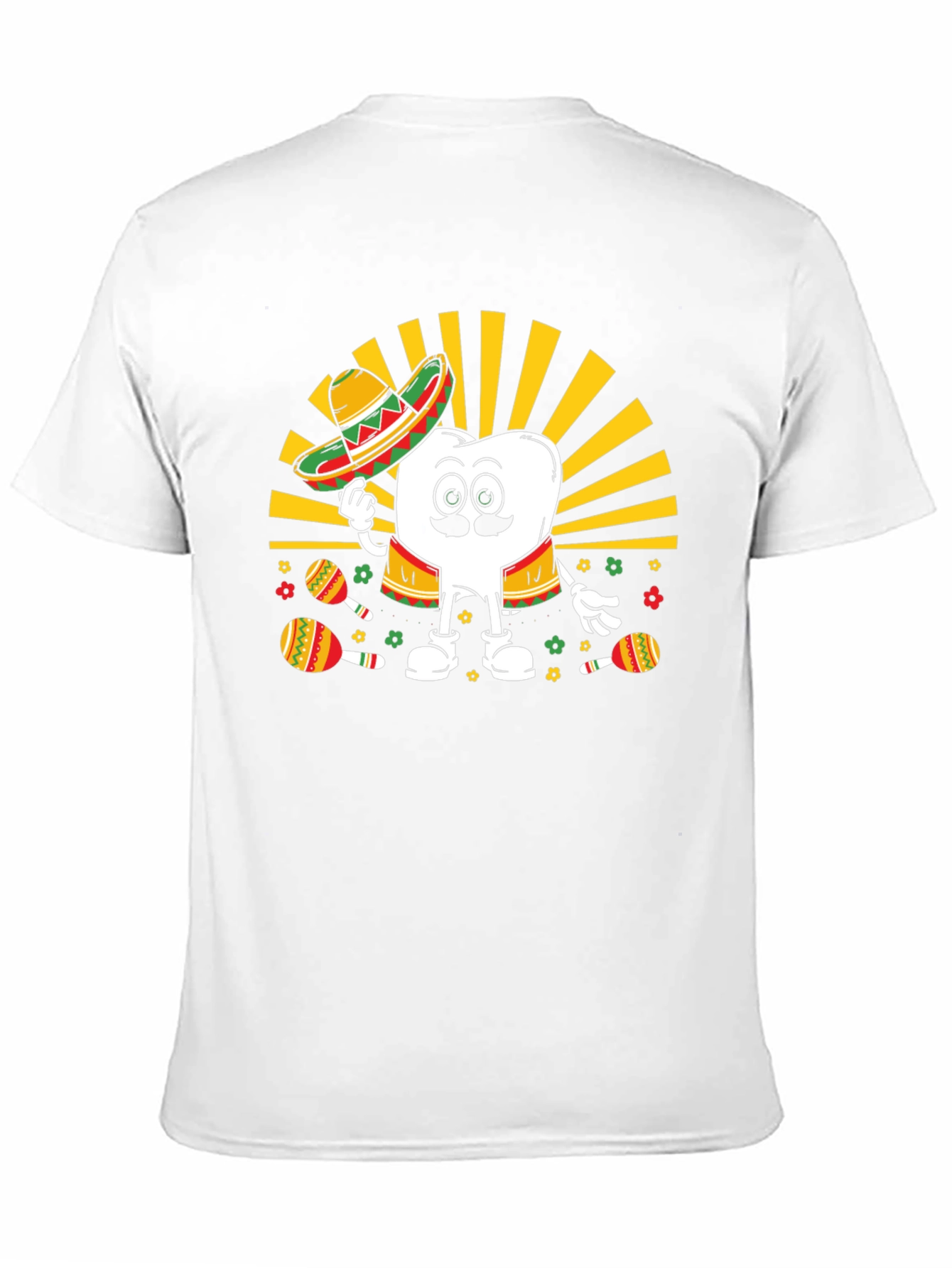 Cinco de Mayo Tooth Graphic T-Shirt