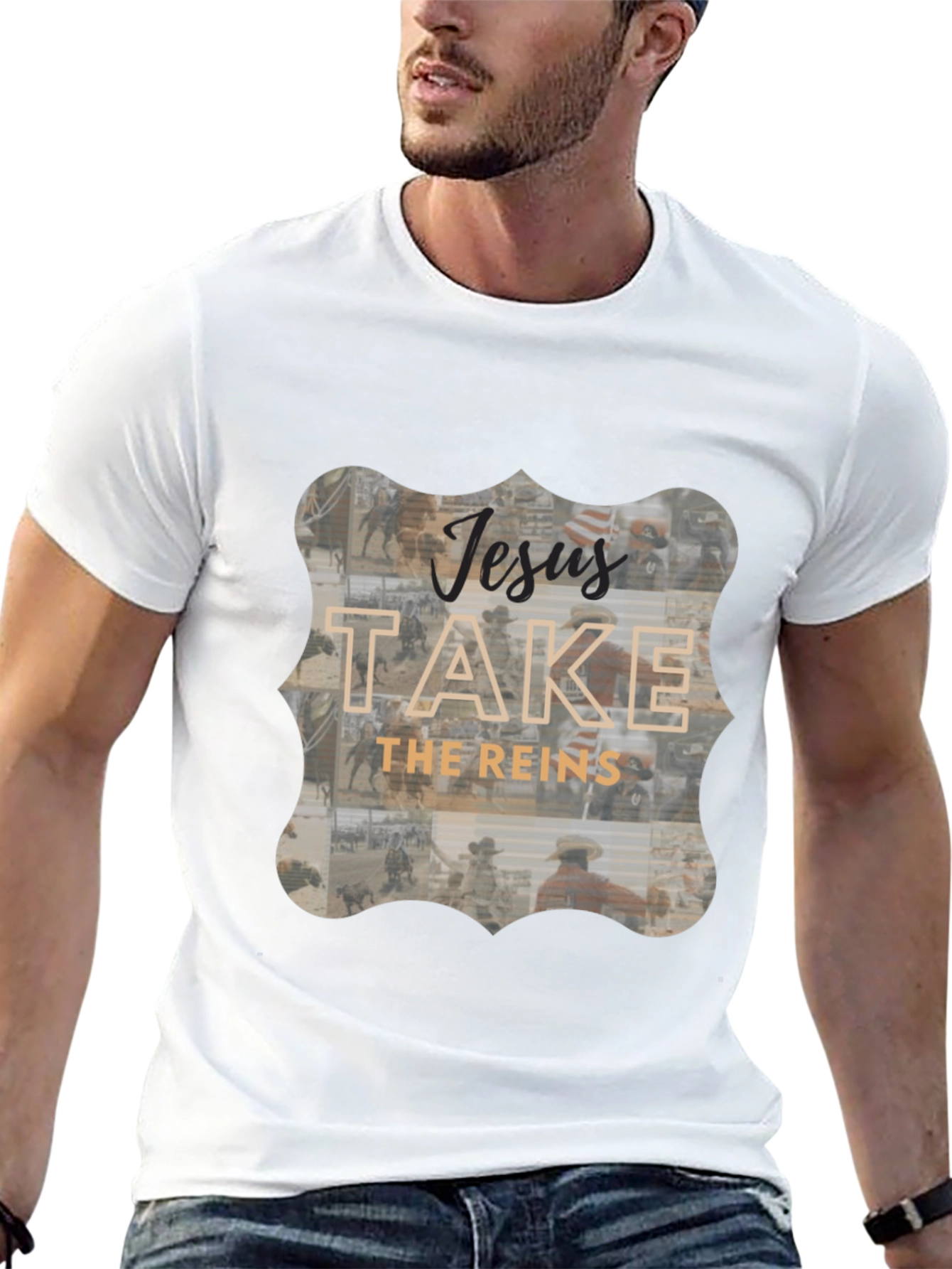 Jesus Take The Reins Graphic Tee