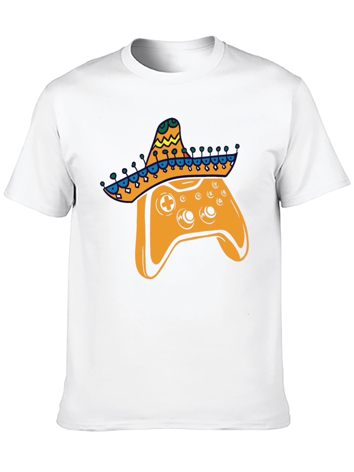 Gamer Fiesta T-Shirt: Controller with Sombrero!