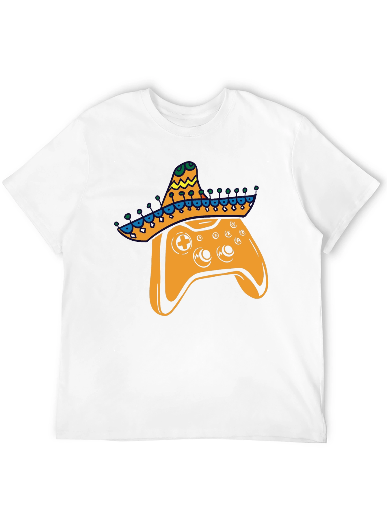 Gamer Fiesta T-Shirt: Controller with Sombrero!