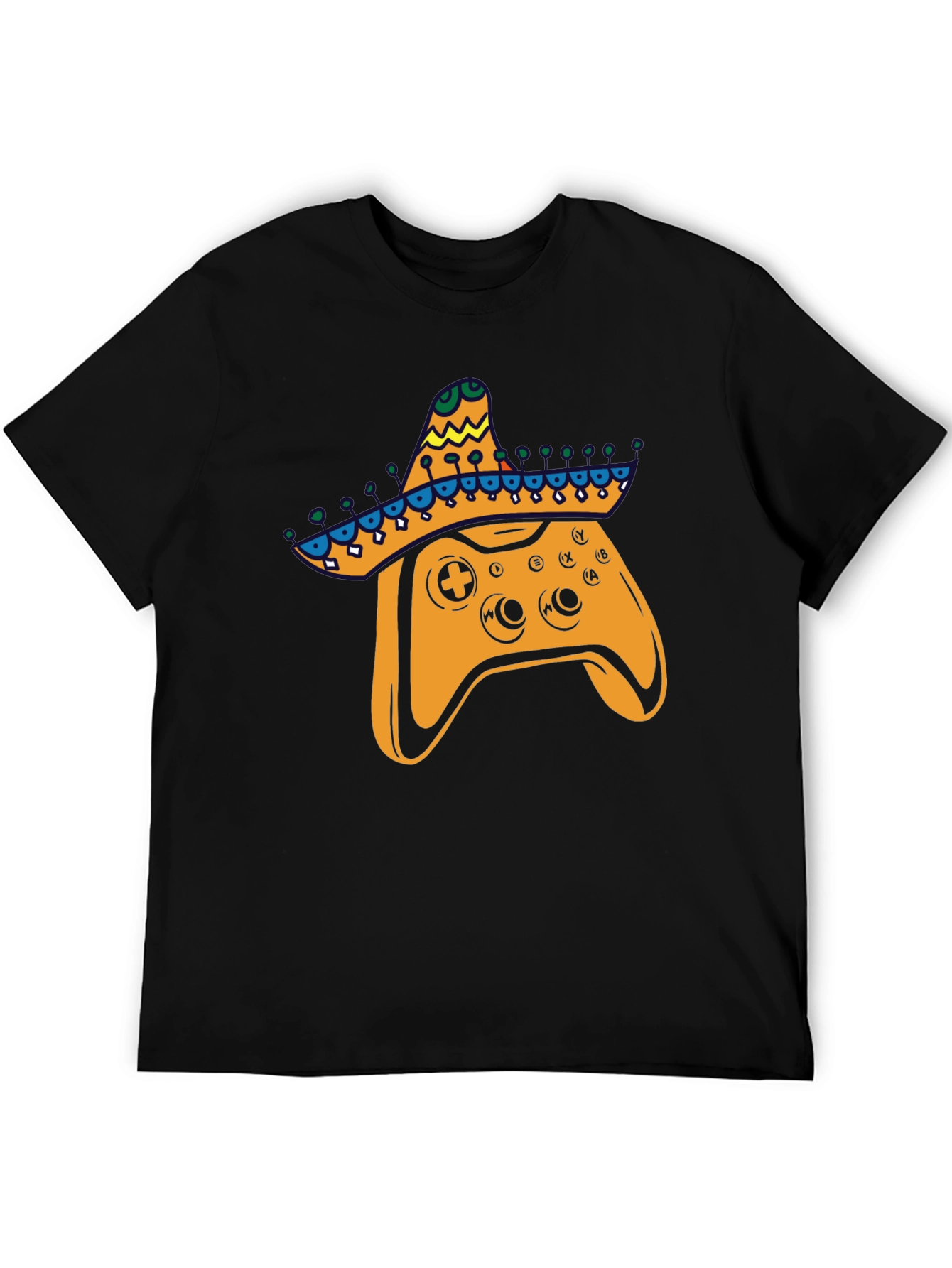 Gamer Fiesta T-Shirt: Controller with Sombrero!